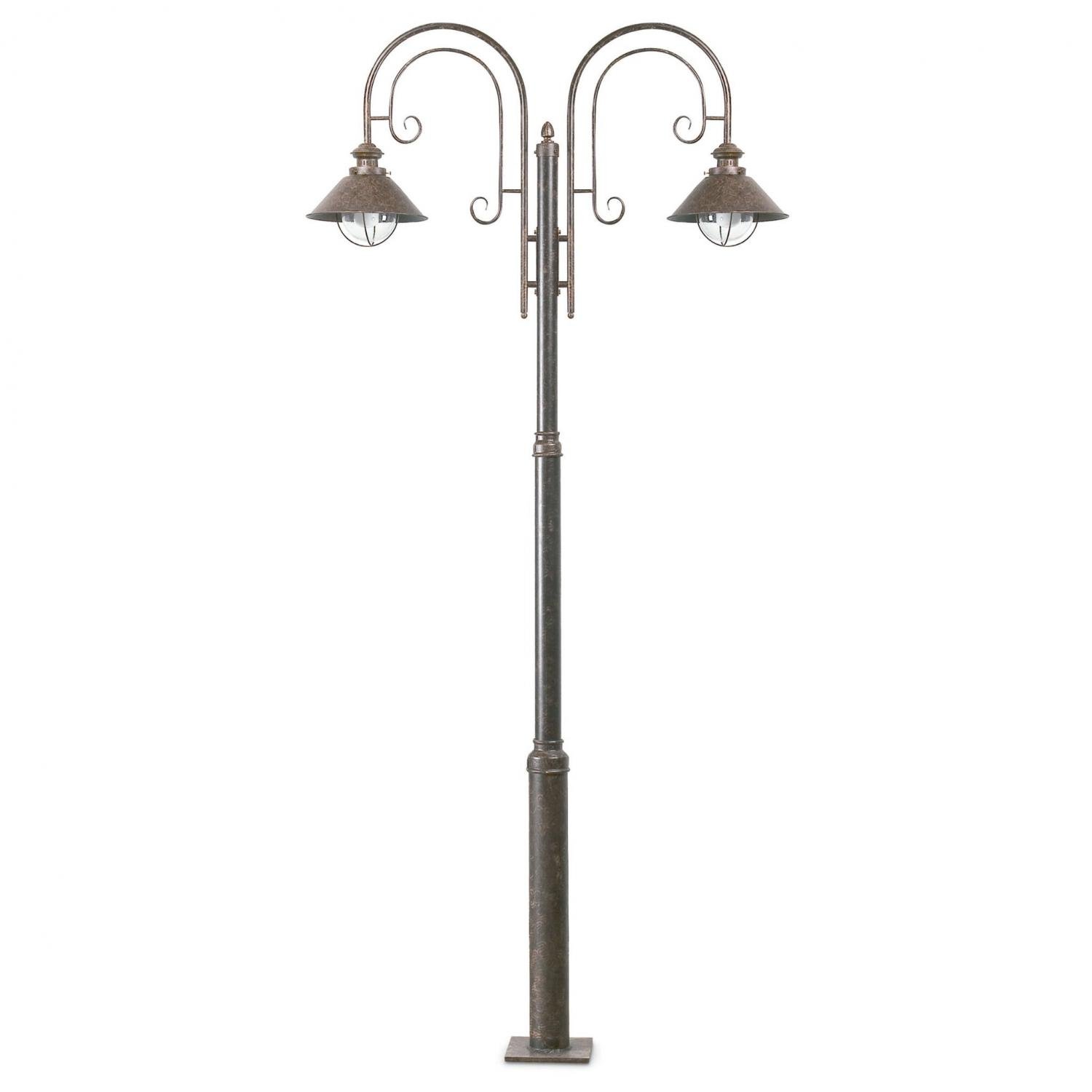 Levně NÁUTICA sloupková lampa, rezavá, 2L - FARO