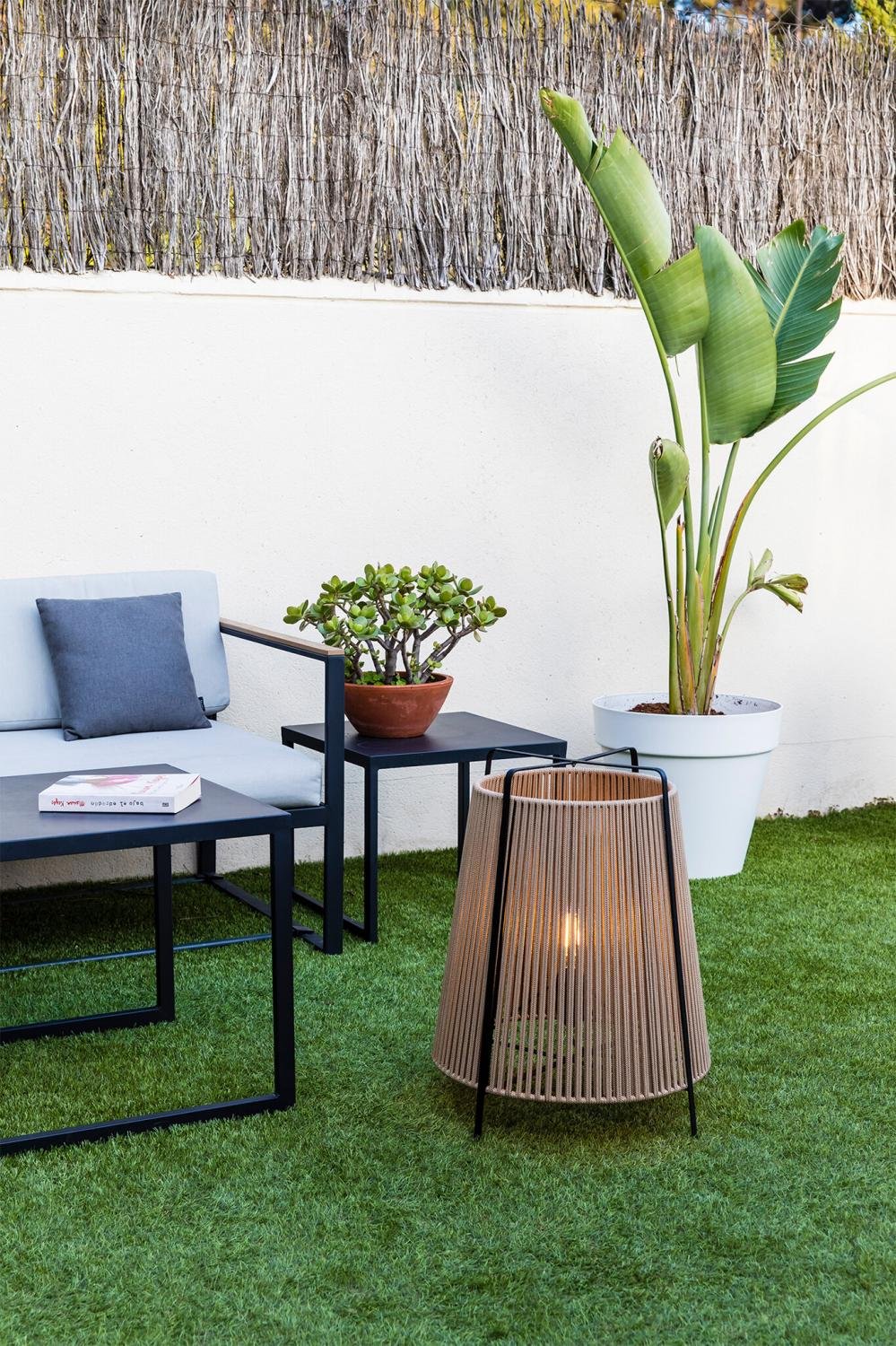 AKANE béžová stojací lampa - FARO