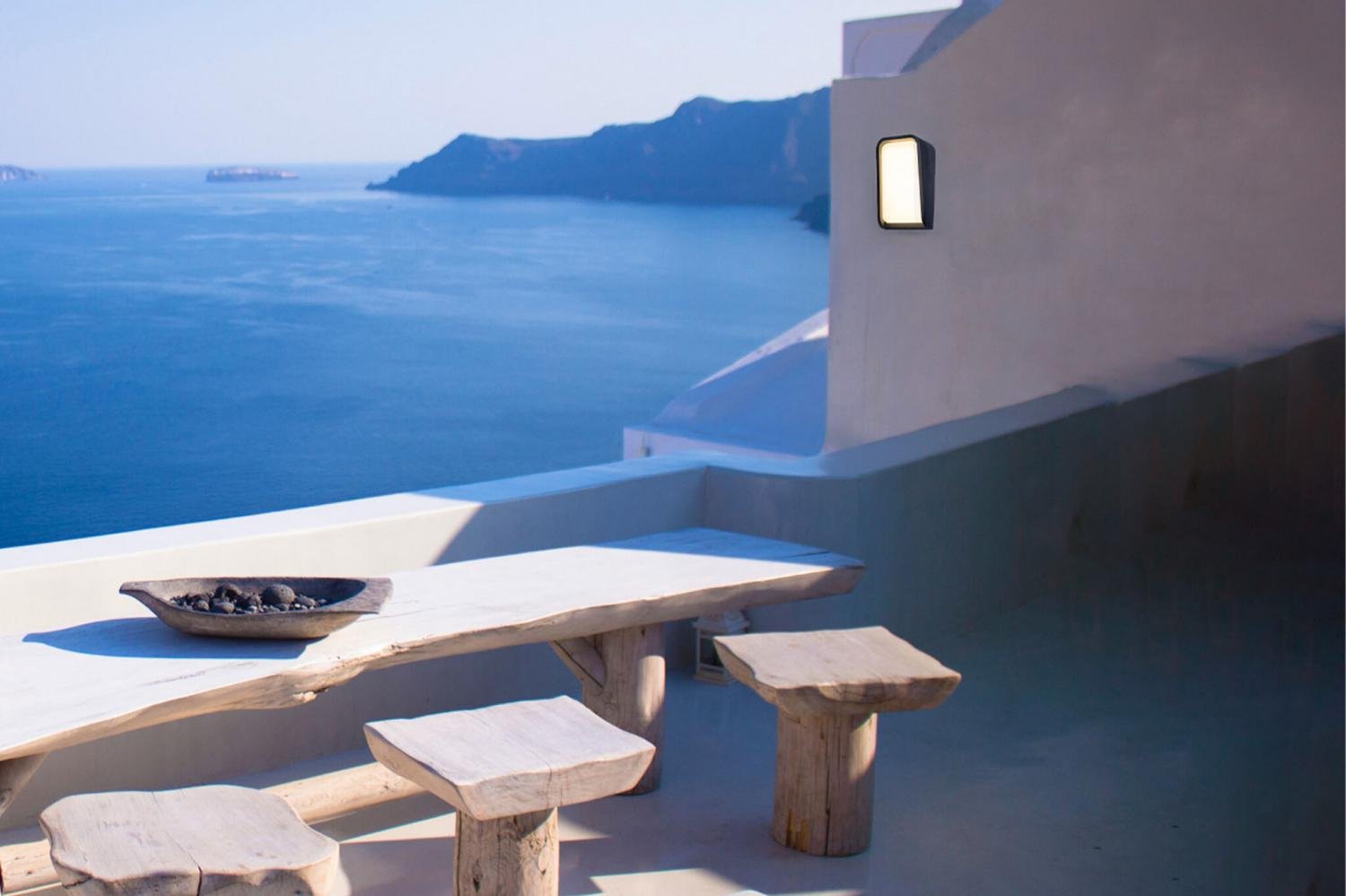 MASK nástěnná lampa, tmavě šedá - FARO