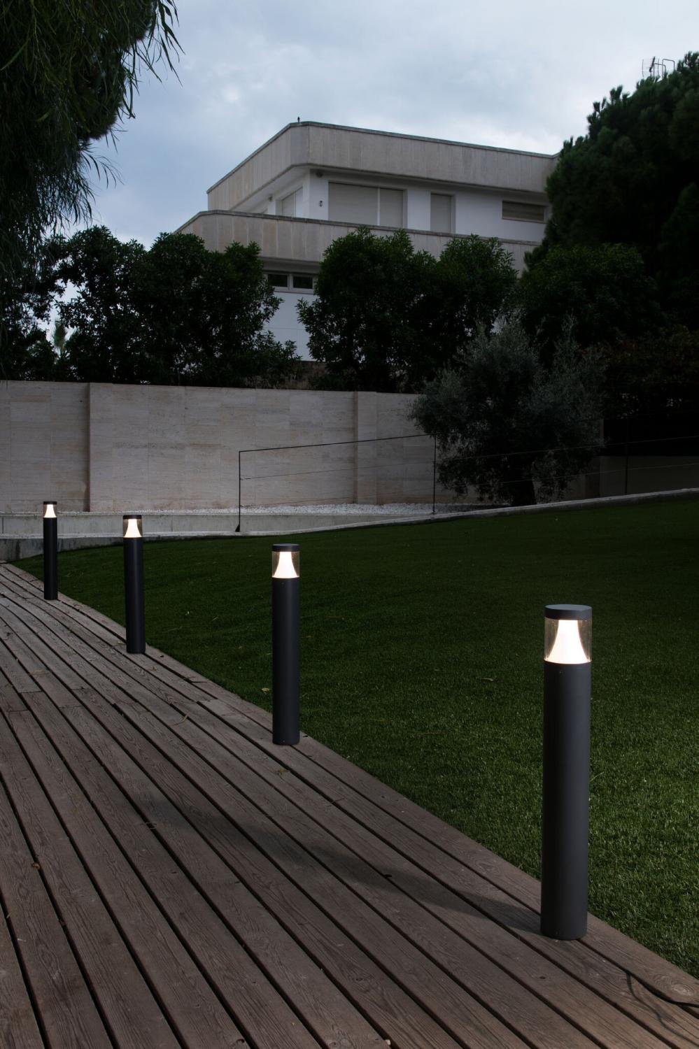 Levně PLIM 1 sloupková lampa, tmavě šedá - FARO