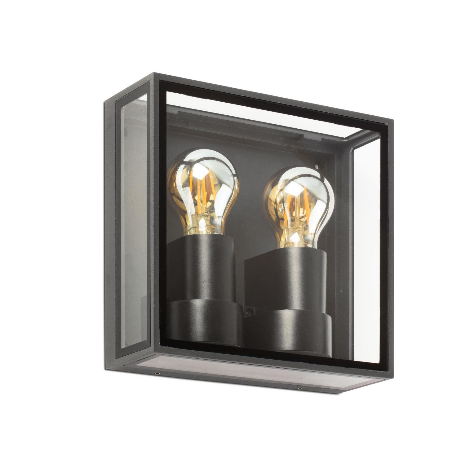 POMO nástěnná lampa, tmavě šedá - FARO