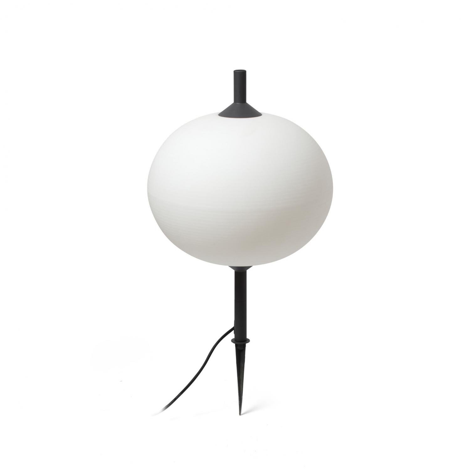 Levně SAIGON šedá/bílá lampa se zápichem 0,1M R45 - FARO