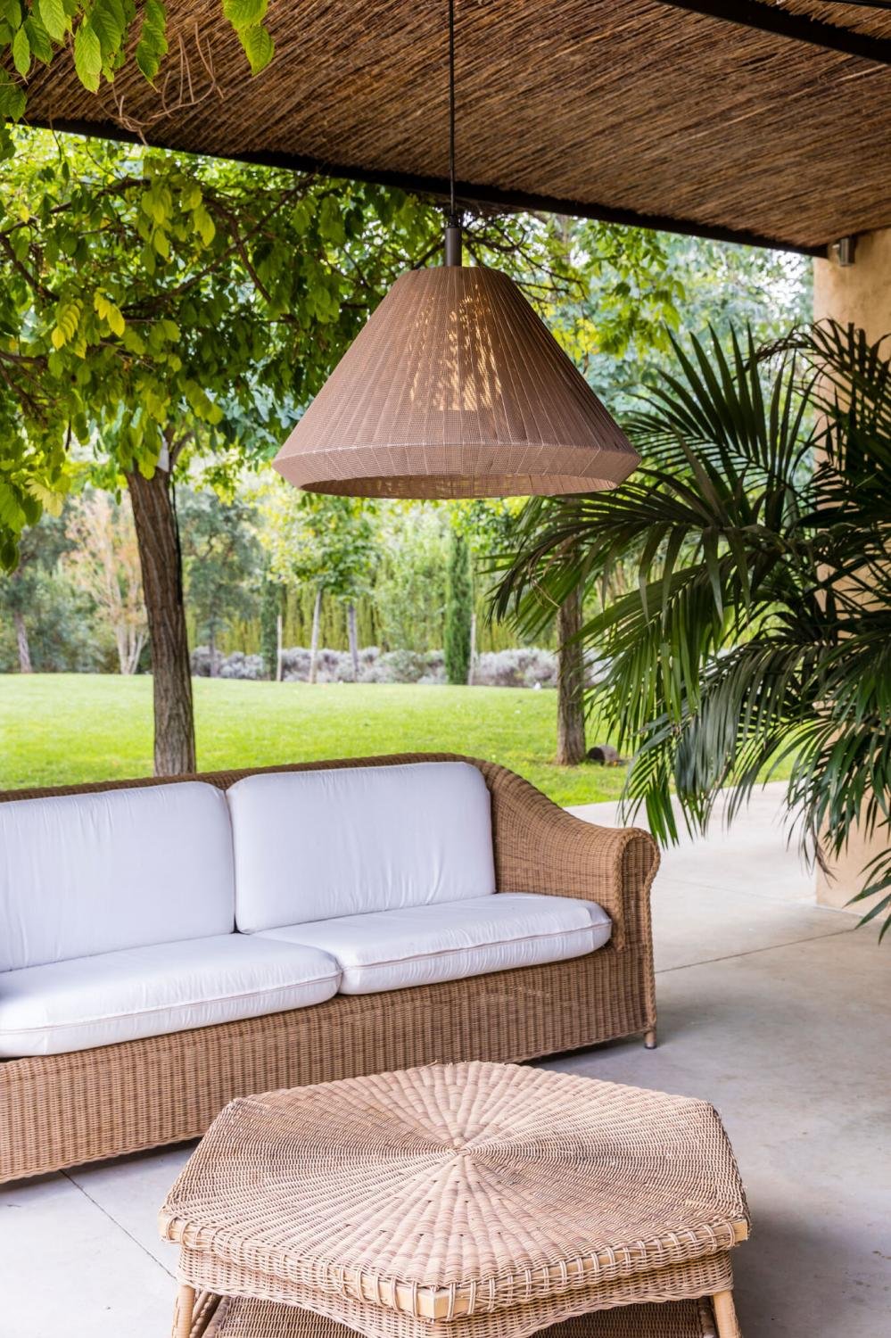 SAIGON šedá/hnědá, závěsné svítidlo T70 - FARO