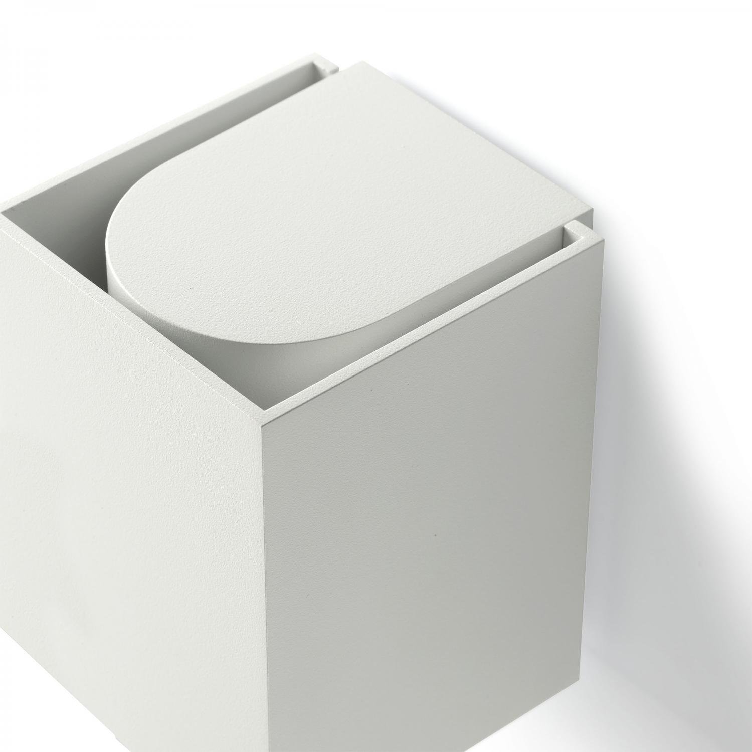 KOV 1L nástěnné svítidlo hranaté, bílá 3000K 34° - FARO