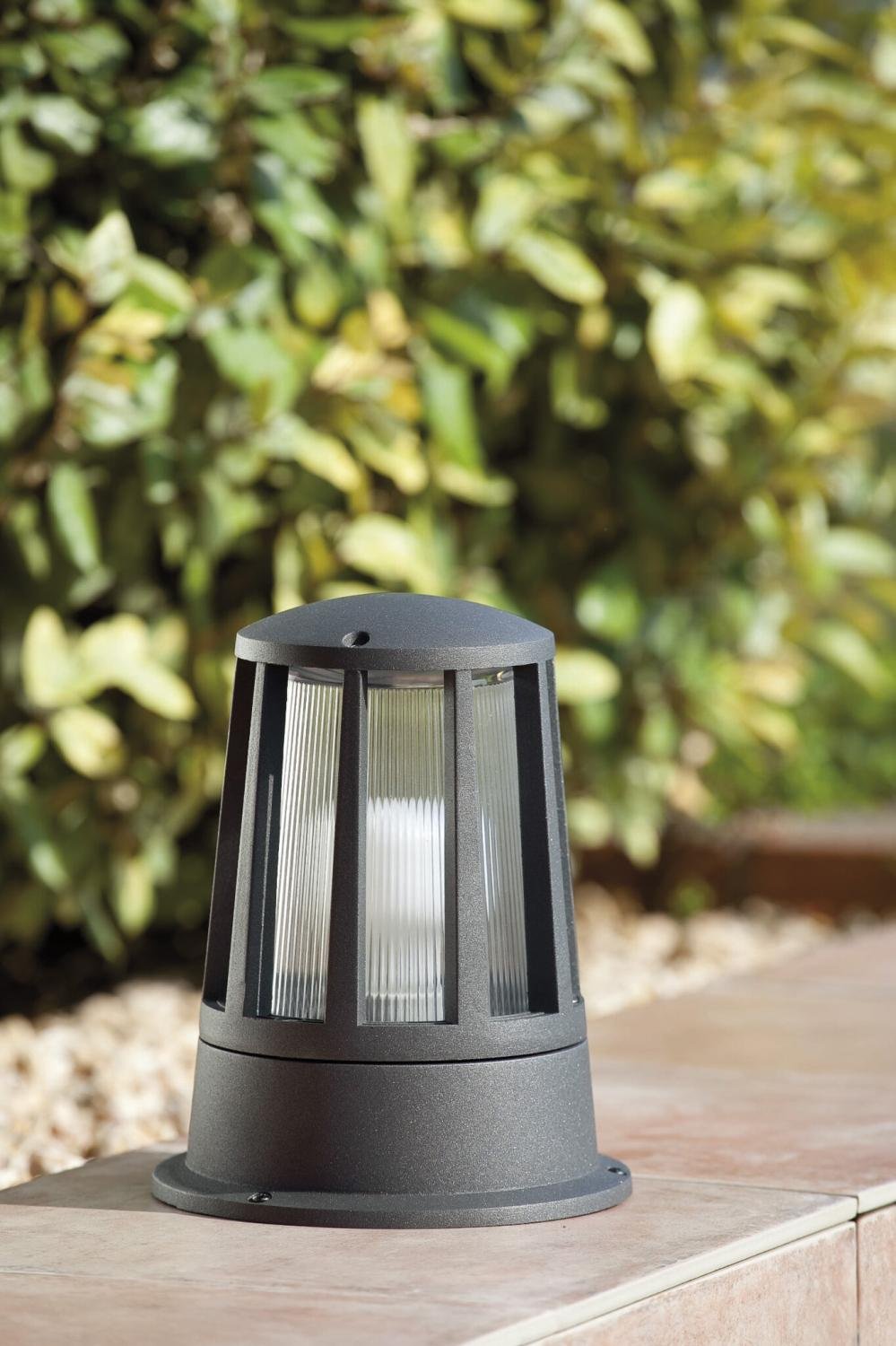 Levně SURAT sloupková lampa, tmavě šedá - FARO