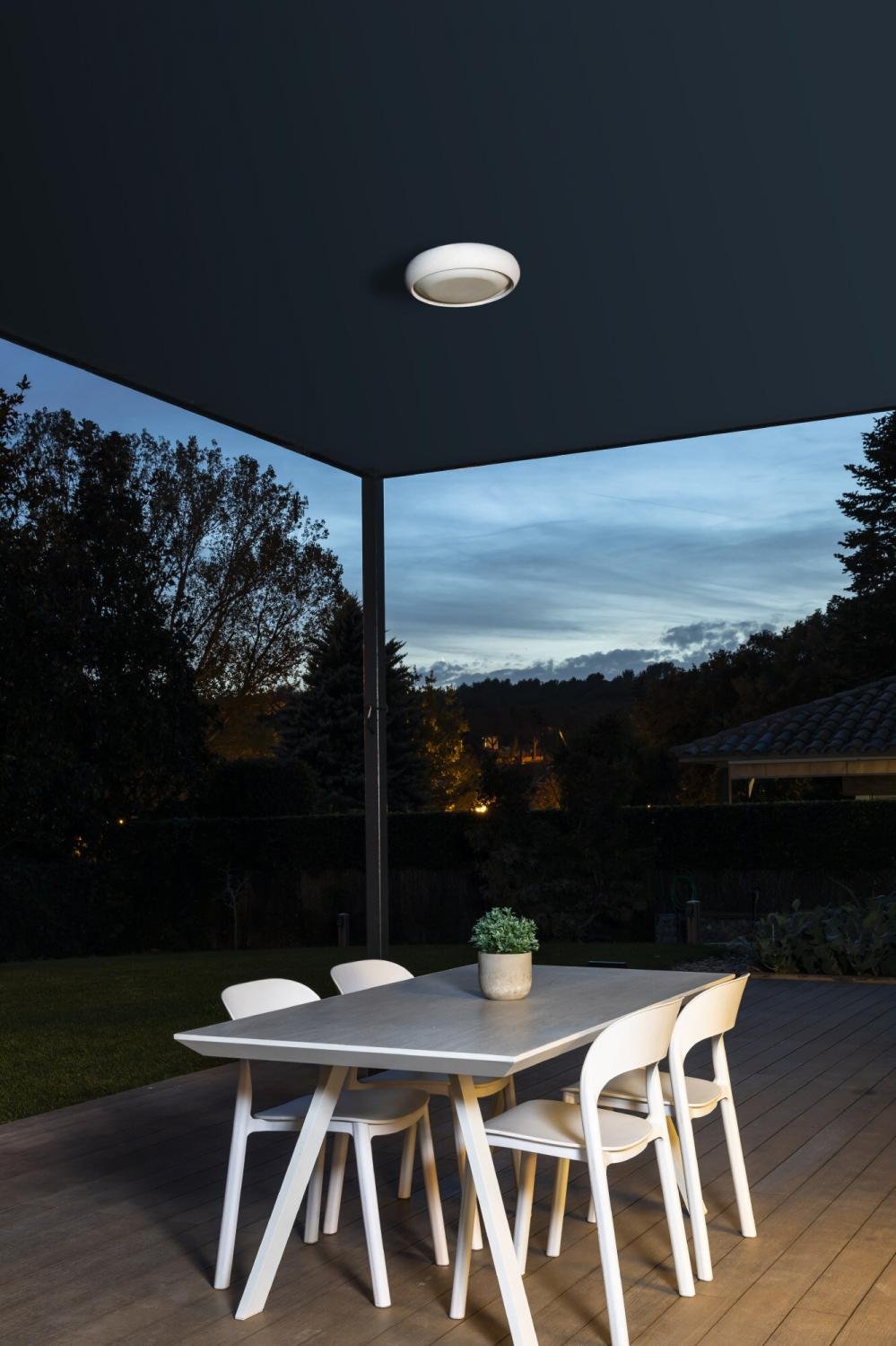 ANGA 295 stropní svítidlo, bílá - FARO