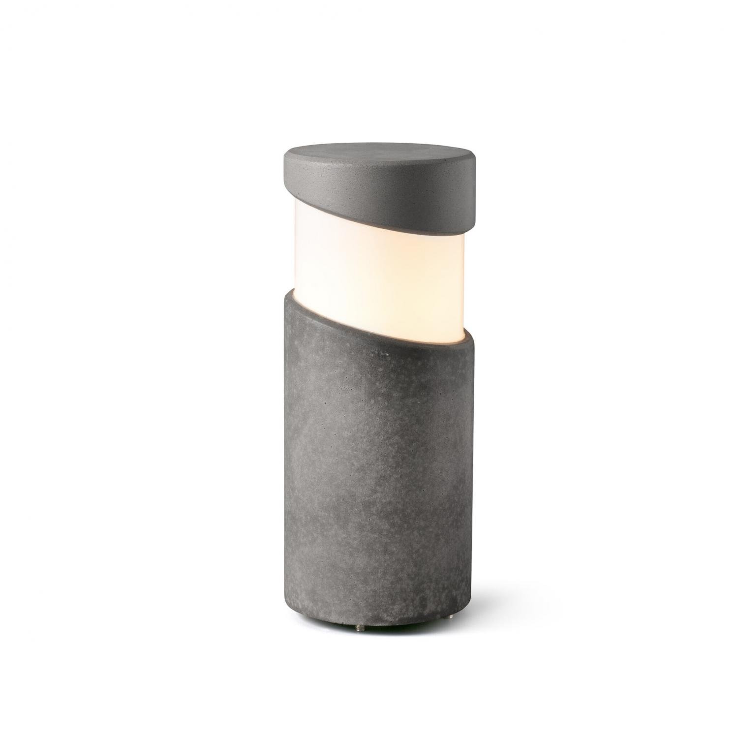 BLOCK 350 sloupková lampa, šedá - FARO