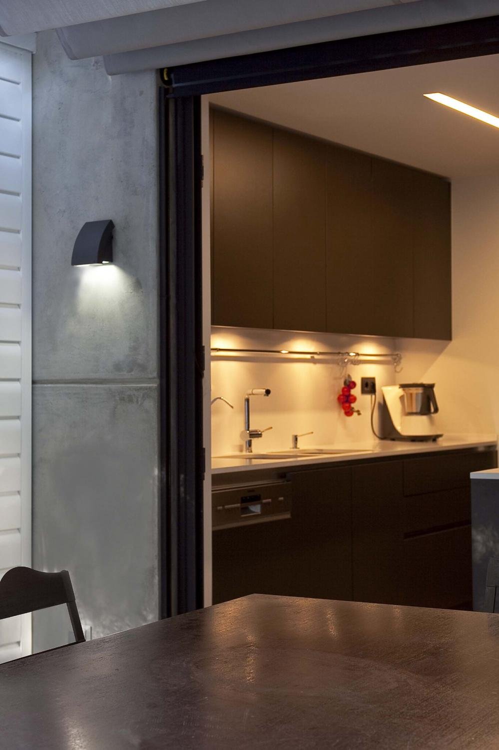 PROA nástěnná lampa, tmavě šedá - FARO