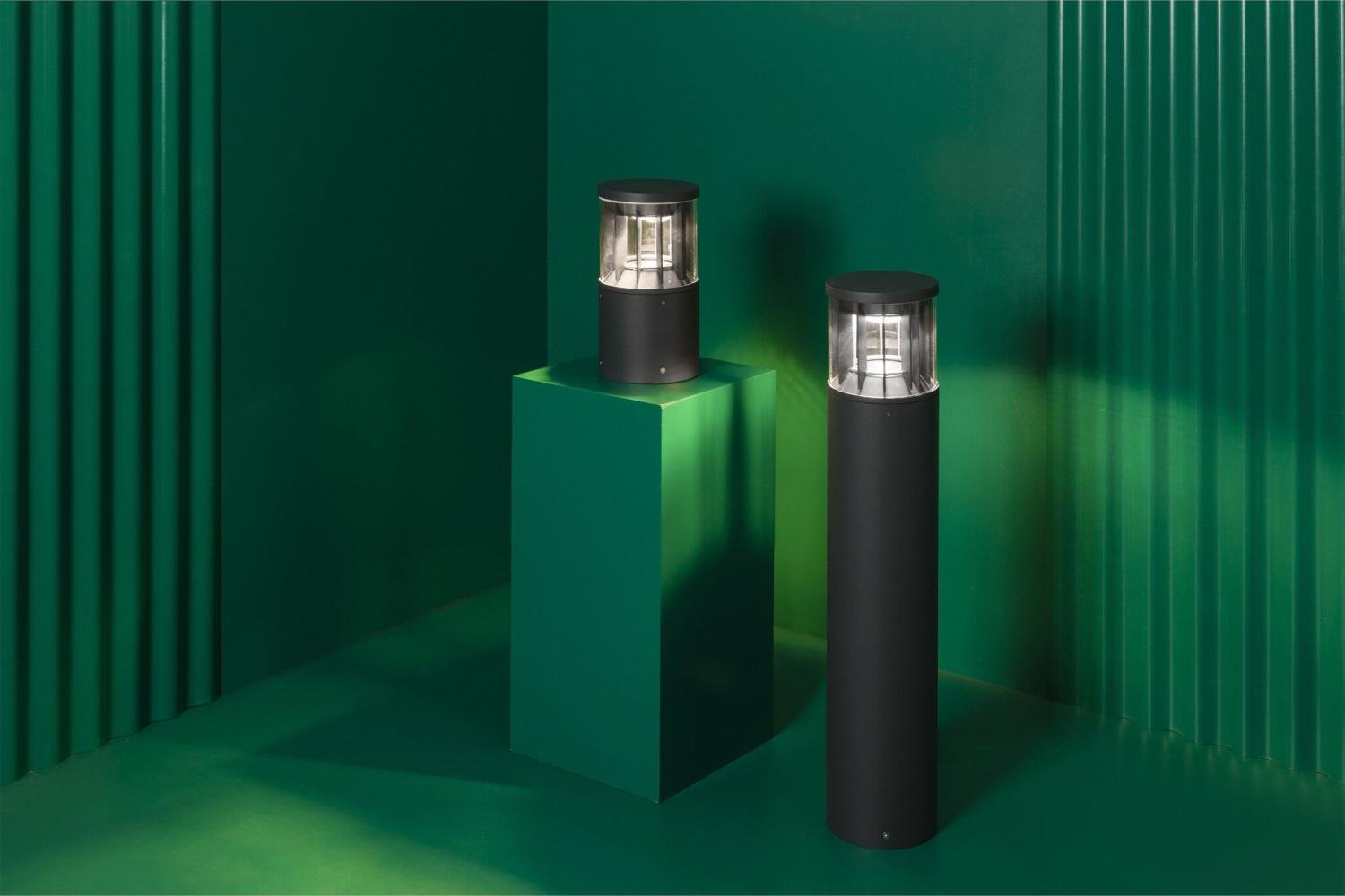 Levně SCREEN sloupková lampa, tmavě šedá, 2700K 360st wide CASAMBI - FARO