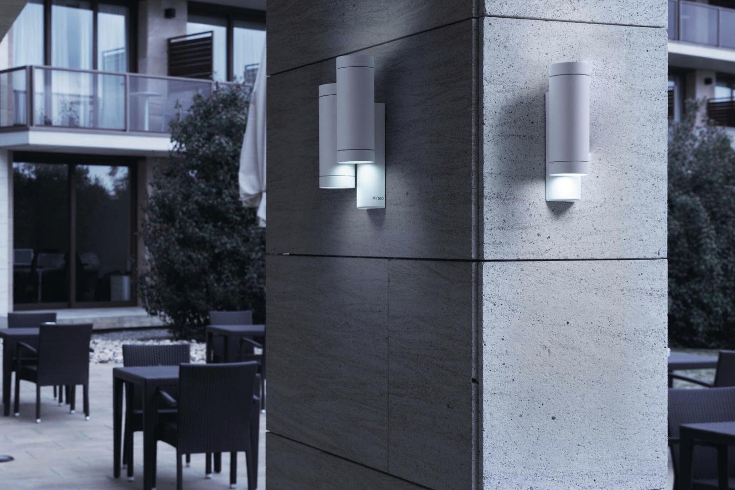 STEPS nástěnná lampa, bílá, GU10 35W - FARO