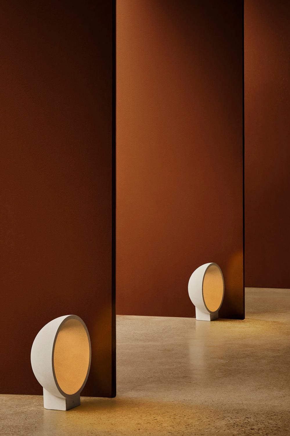 GAIA stojací lampa, béžová - FARO