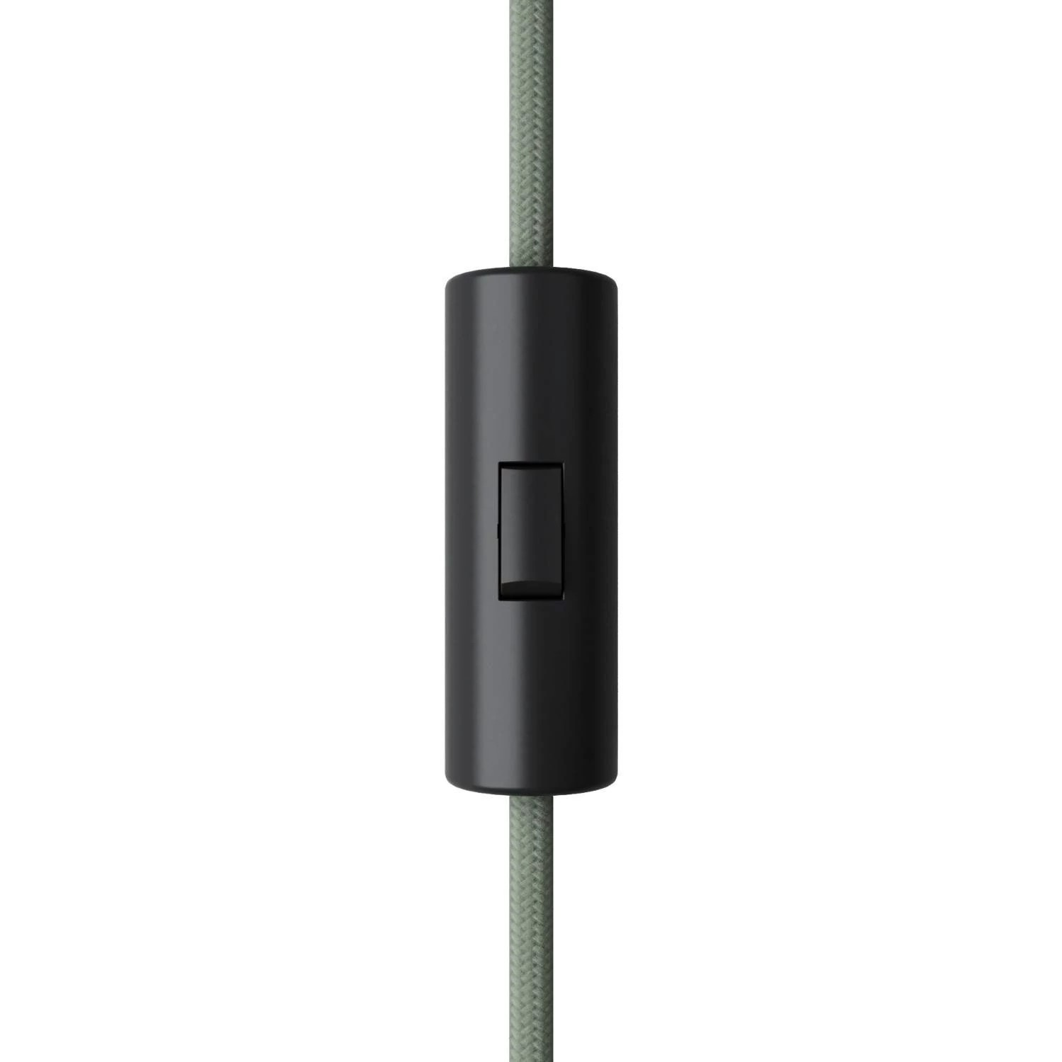Levně Válcový jednopólový vypínač Creative Cables Barva: Černá