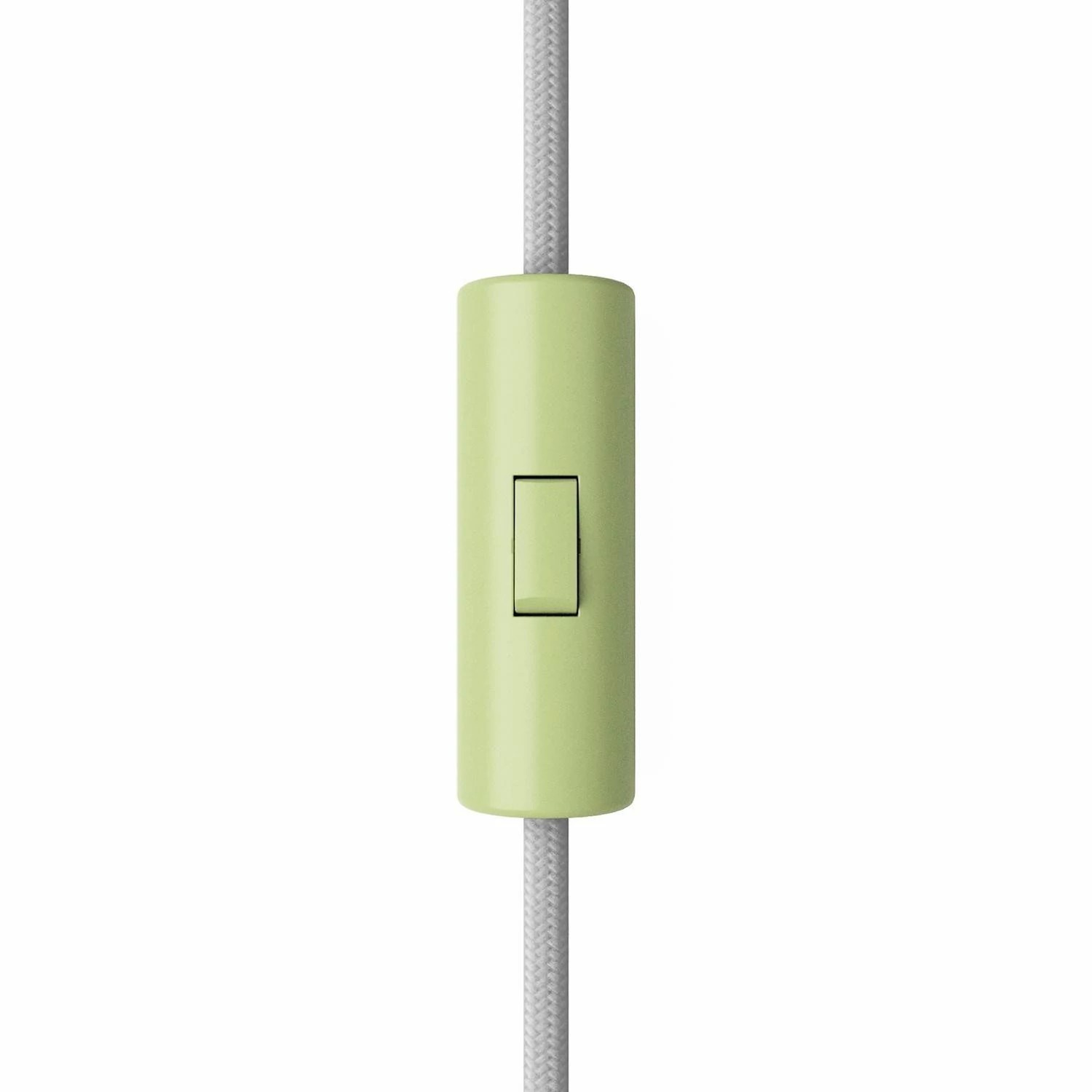 Levně Válcový jednopólový vypínač Creative Cables Barva: Zelená