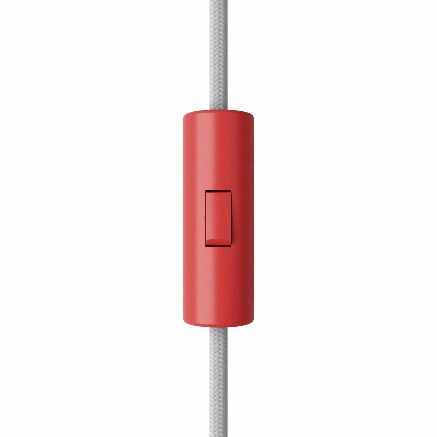Levně Válcový jednopólový vypínač Creative Cables Barva: Červená