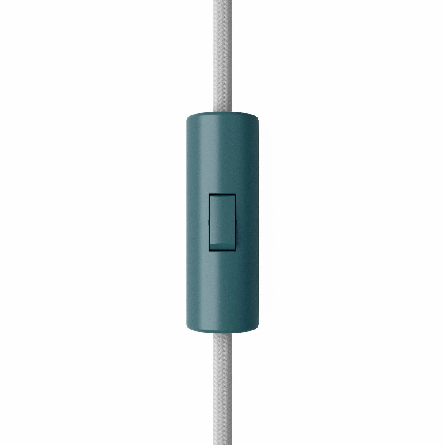 Levně Válcový jednopólový vypínač Creative Cables Barva: Modrá