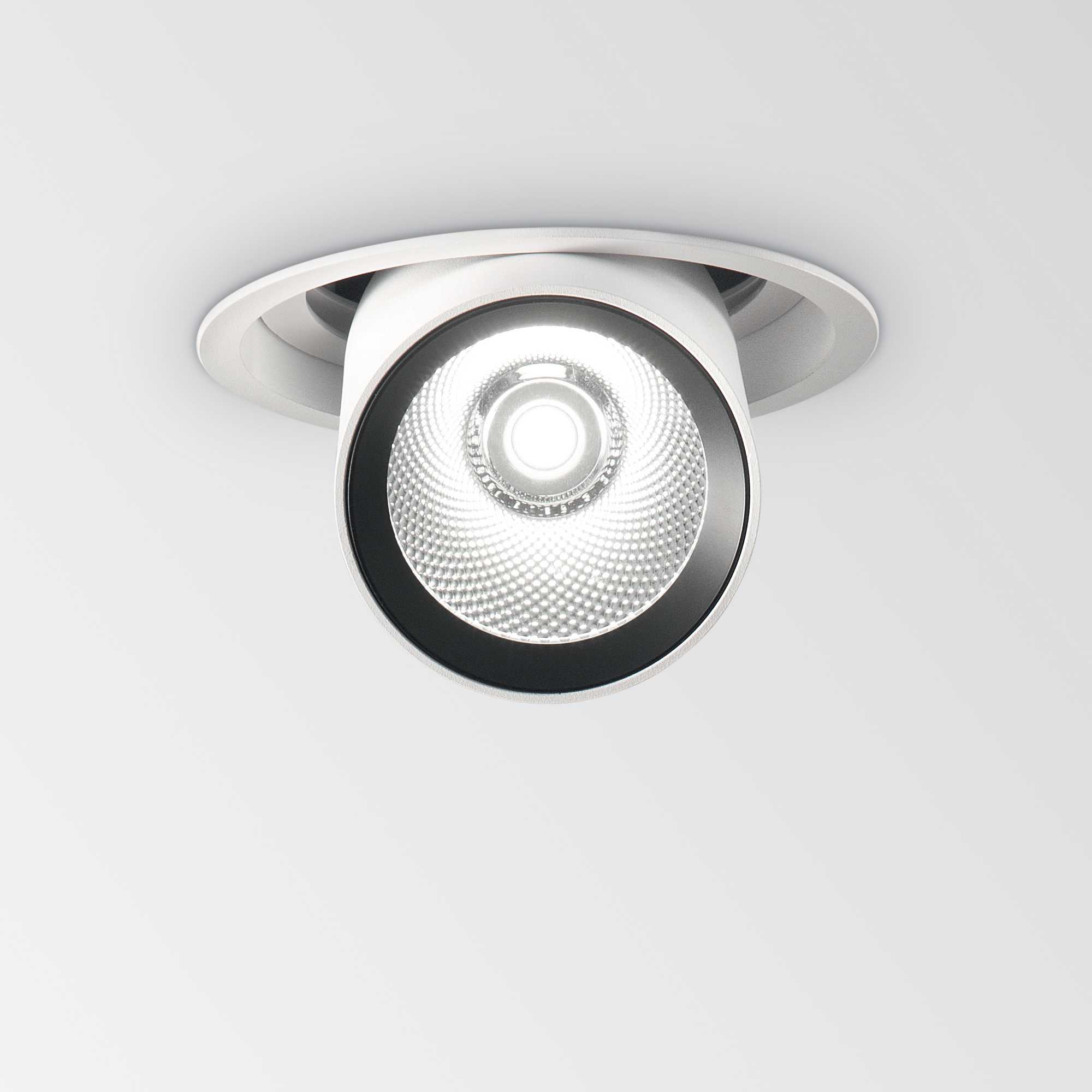 Levně Ideal Lux LED zápustné bodové svítidlo Nova, ø 15 cm, 4000k, černá - VÝPRODEJ