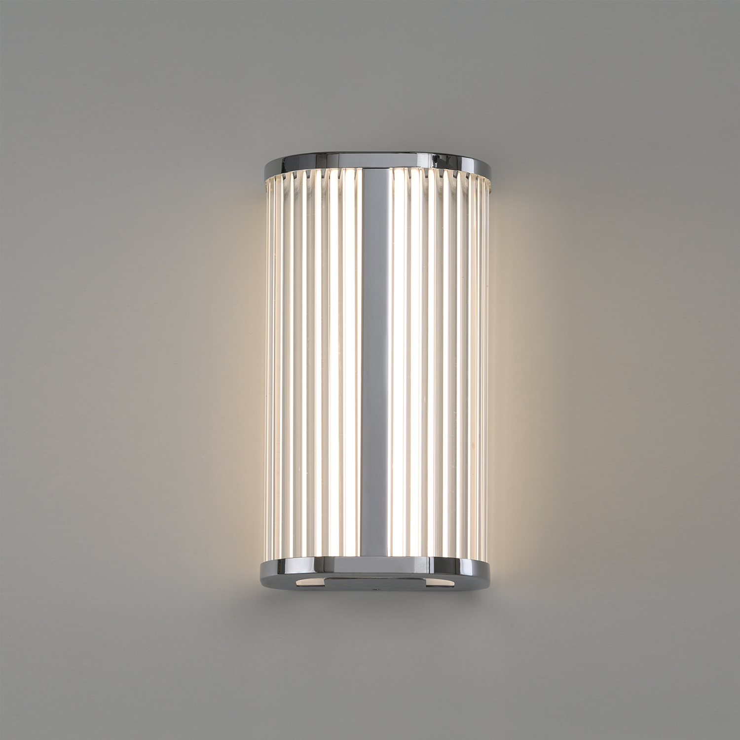 Levně ACB Iluminacion Nástěnné LED svítidlo DIVA, v.30cm, 12W, CRI90, CCT switch 2700-3000K Barva: Chrom, Stmívání, řízení: DALI/PUSH