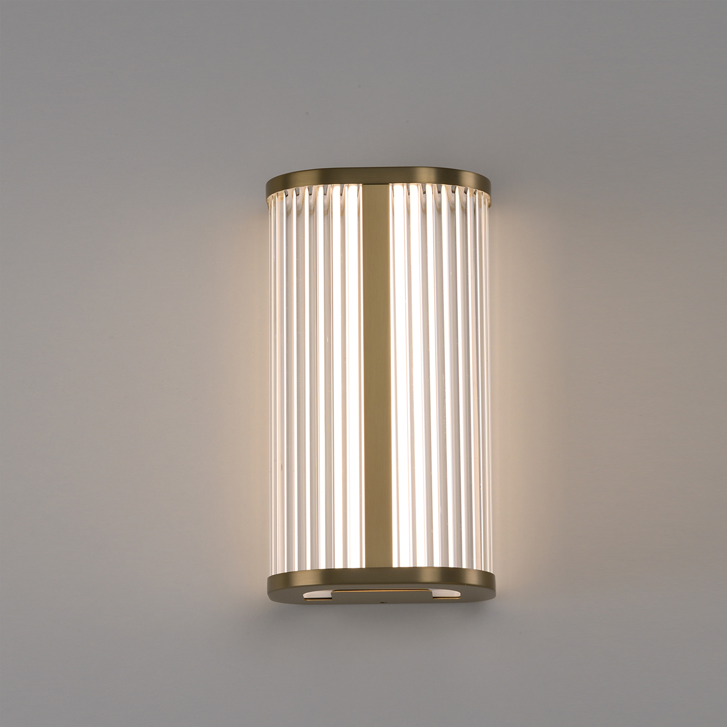 Levně ACB Iluminacion Nástěnné LED svítidlo DIVA, v.30cm, 12W, CRI90, CCT switch 2700-3000K Barva: Zlatá, Stmívání, řízení: DALI/PUSH