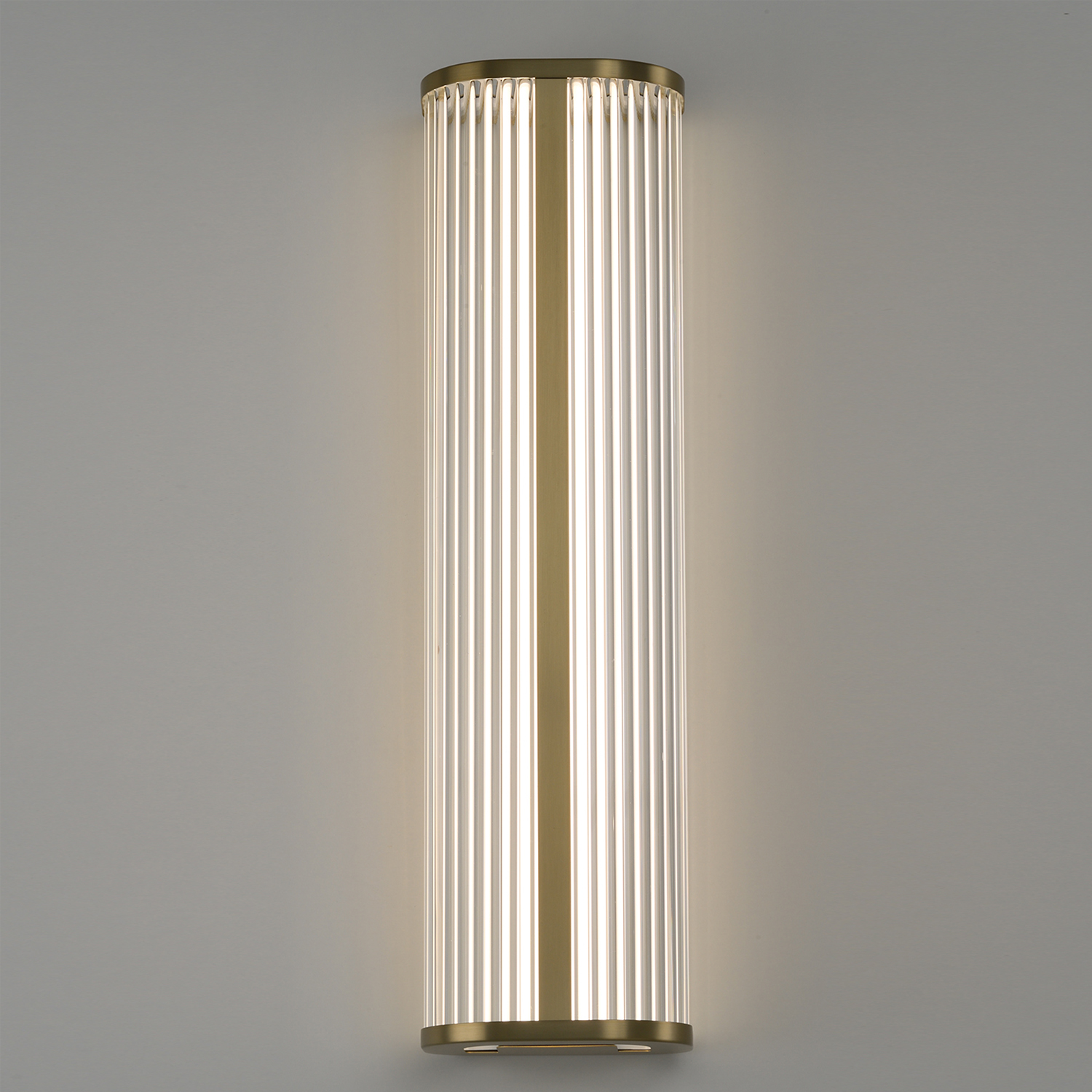 Levně ACB Iluminacion Nástěnné LED svítidlo DIVA, v.60cm, 18W, CRI90, CCT switch 2700-3000K Barva: Zlatá, Stmívání, řízení: DALI/PUSH