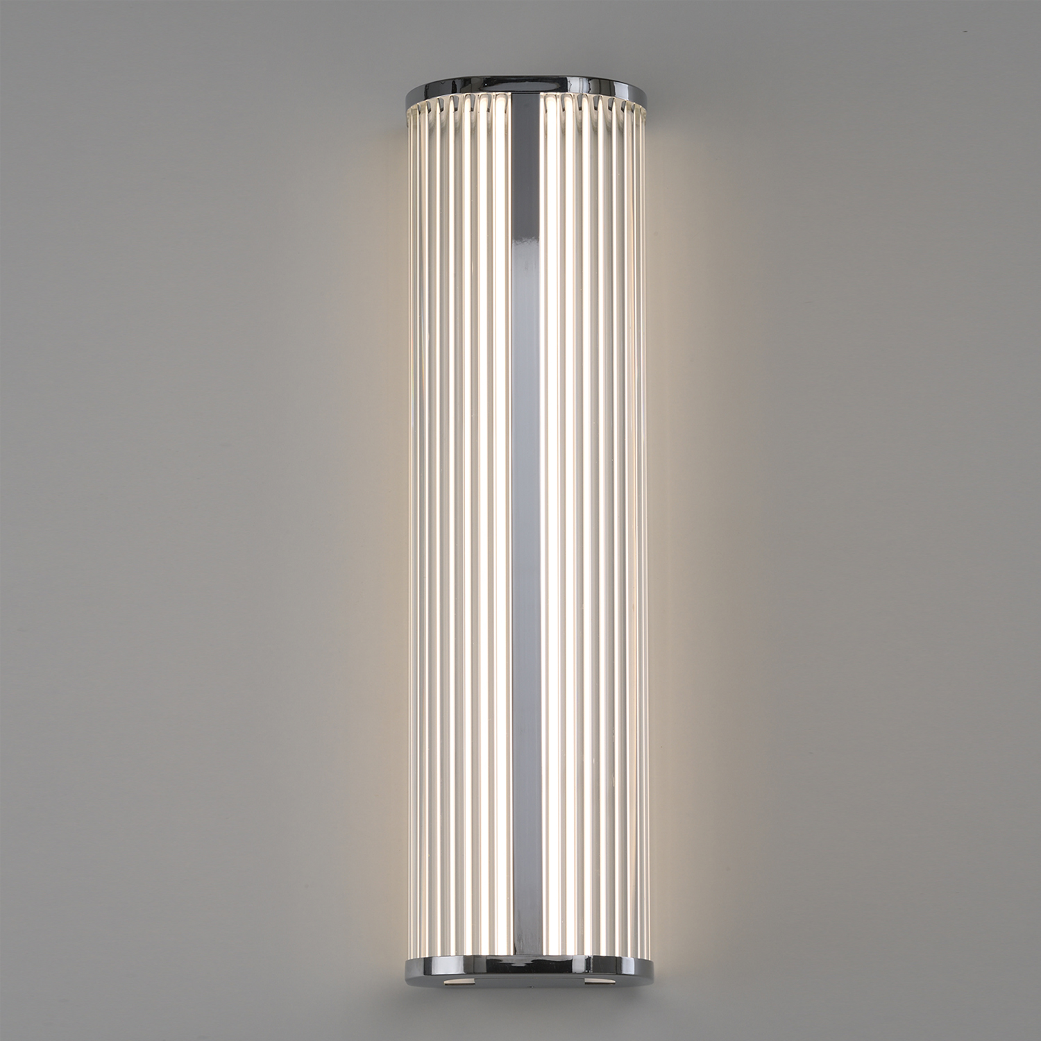 Levně ACB Iluminacion Nástěnné LED svítidlo DIVA, v.60cm, 18W, CRI90, CCT switch 2700-3000K Barva: Chrom, Stmívání, řízení: DALI/PUSH