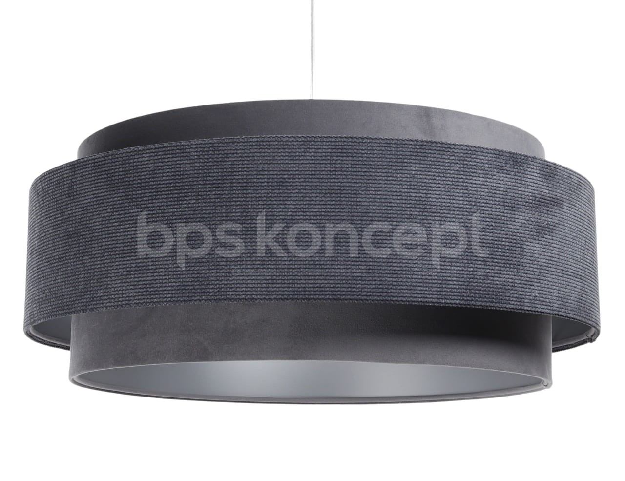 Levně BPS koncept Závěsné svítidlo DOBLO, 1xE27, ø 60 cm Barva: Tmavě modrá