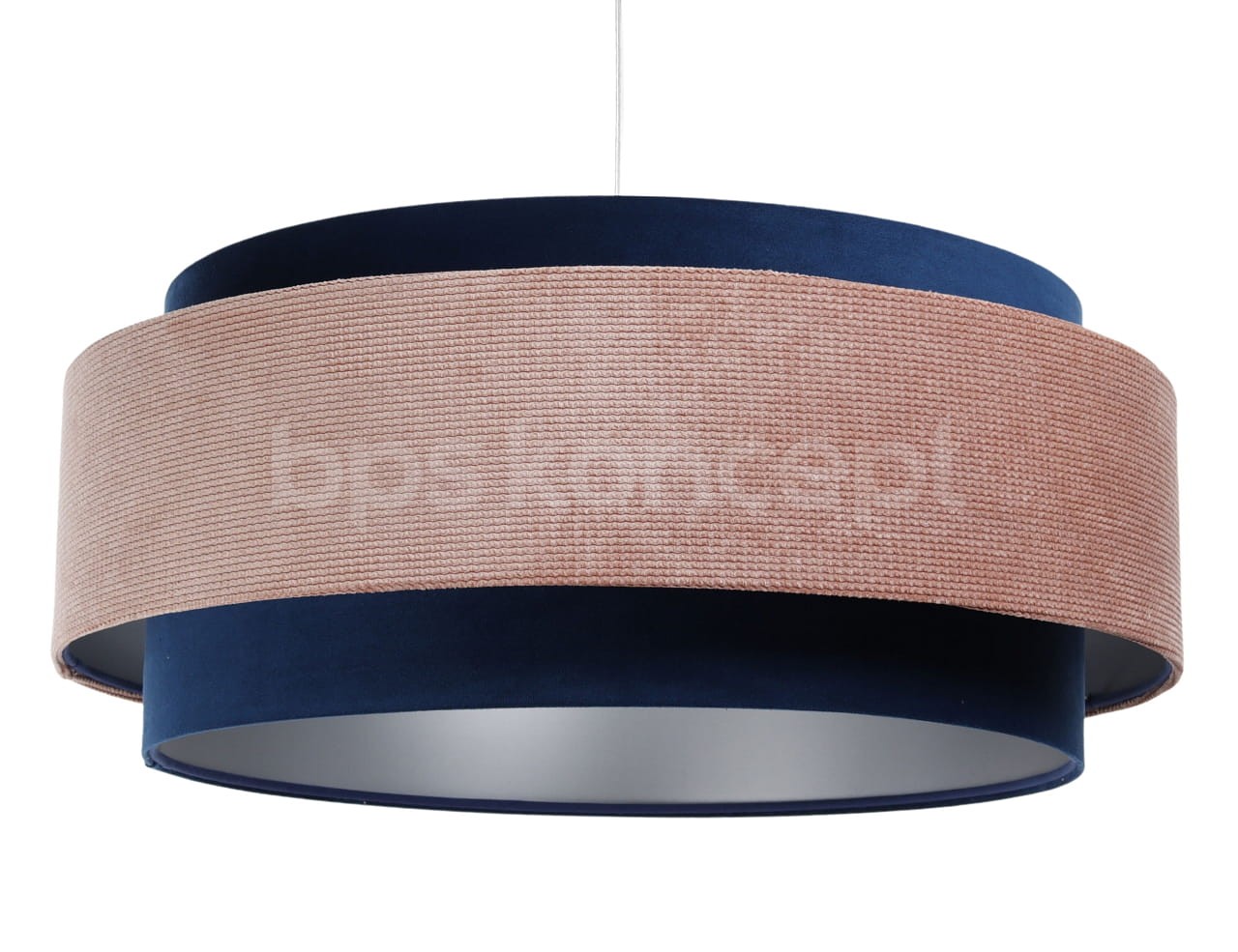 Levně BPS koncept Závěsné svítidlo DOBLO, 1xE27, ø 60 cm Barva: Růžová-modrá