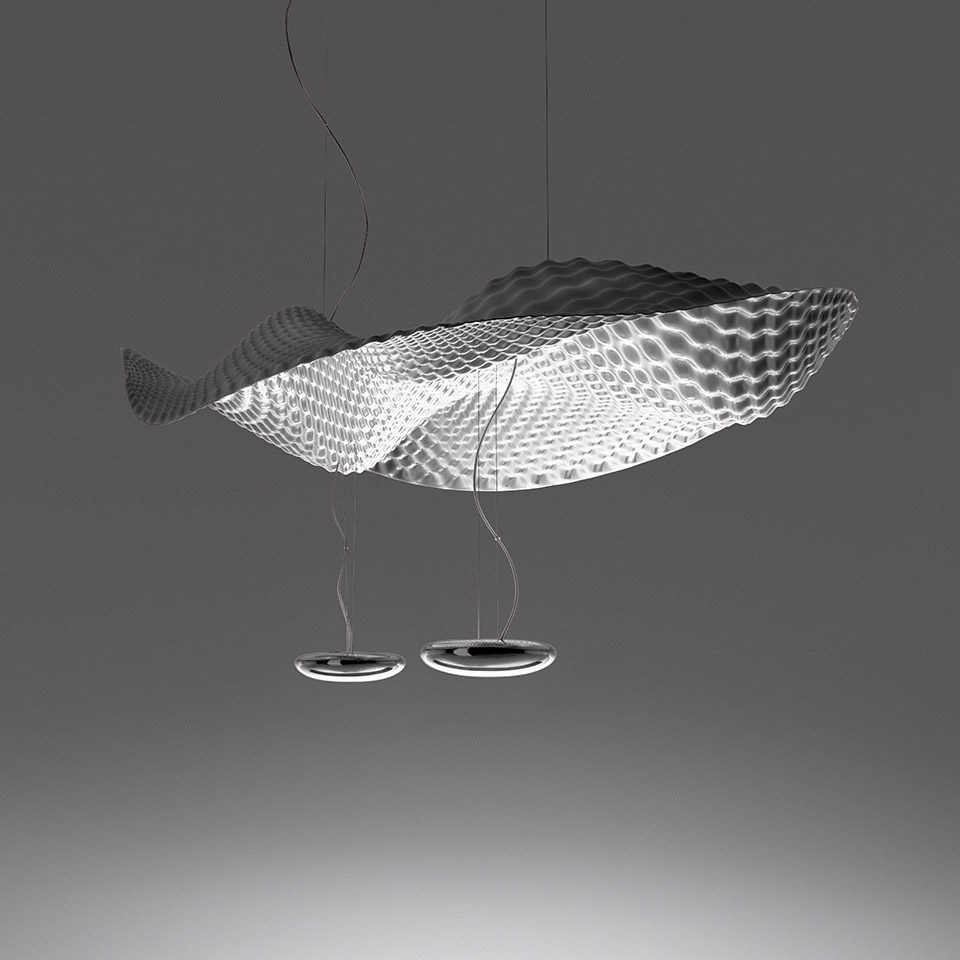 Artemide Designové závěsné svítidlo Cosmic Angel, 22W, 2xR7s