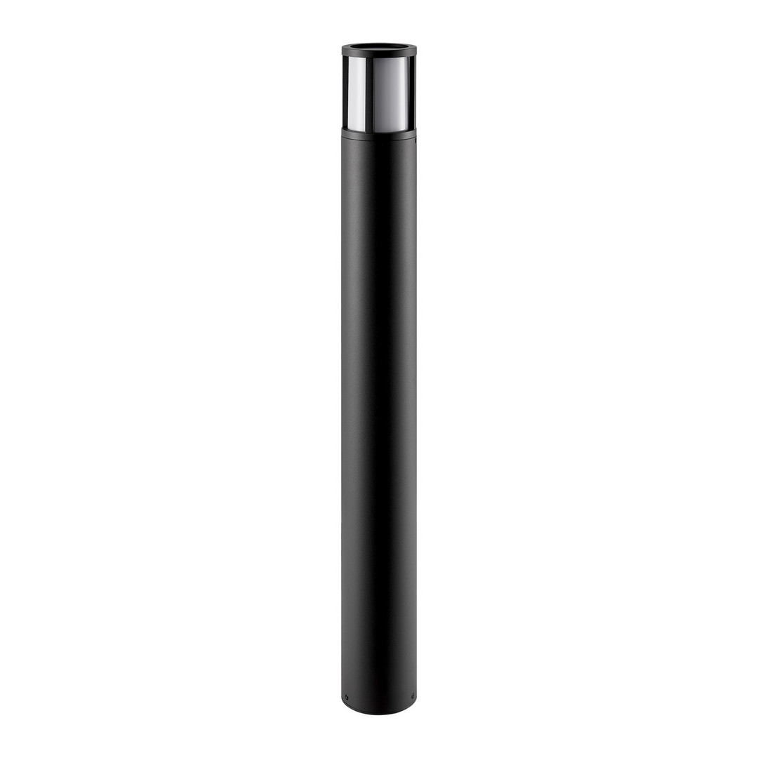 Levně DEKOLIGHT Venkovní sloupek Facado kulatý, 100 cm, 1xE27, 20W, IP65 Barva: Černá - opálová