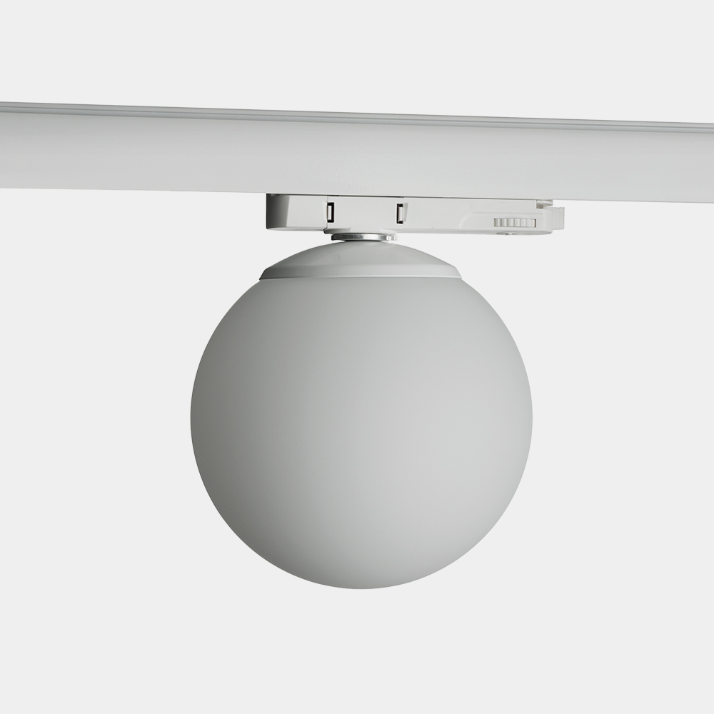 Lucis Stropní lištové LED svítidlo Alfa, ⌀11,5 cm, 6,3W Barva: Bílá, Stmívání, řízení: ON/OFF, Chromatičnost: 3000K