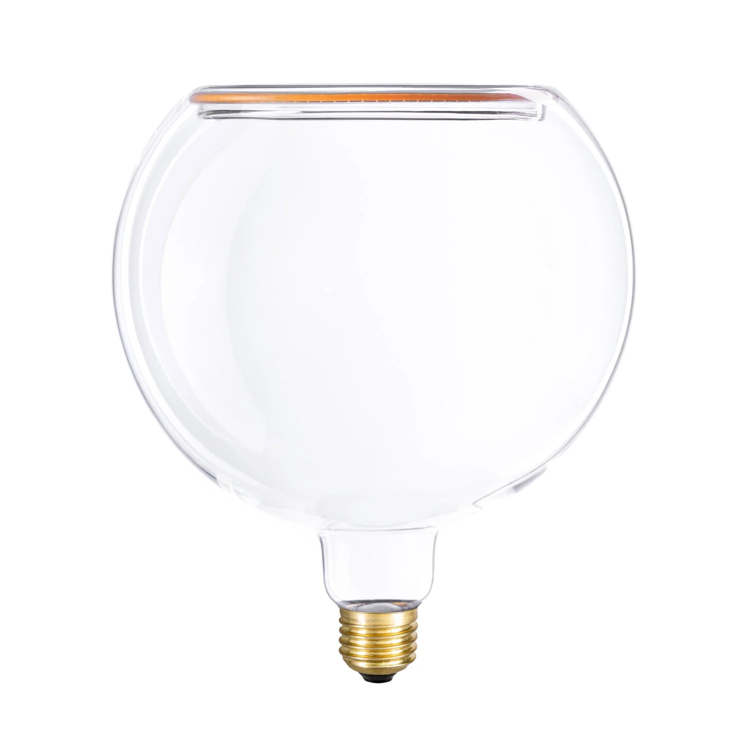 Levně creative cables Transparentní LED žárovka Ghost Line 5W 350Lm E27 2200K stmívatelná - G06