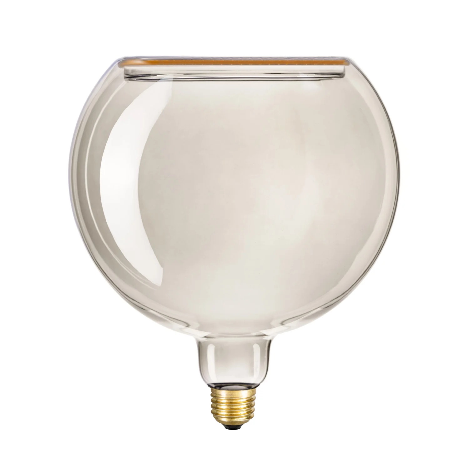 Levně creative cables Transparentní LED žárovka Ghost Line 6W 300Lm E27 1900K stmívatelná - G16