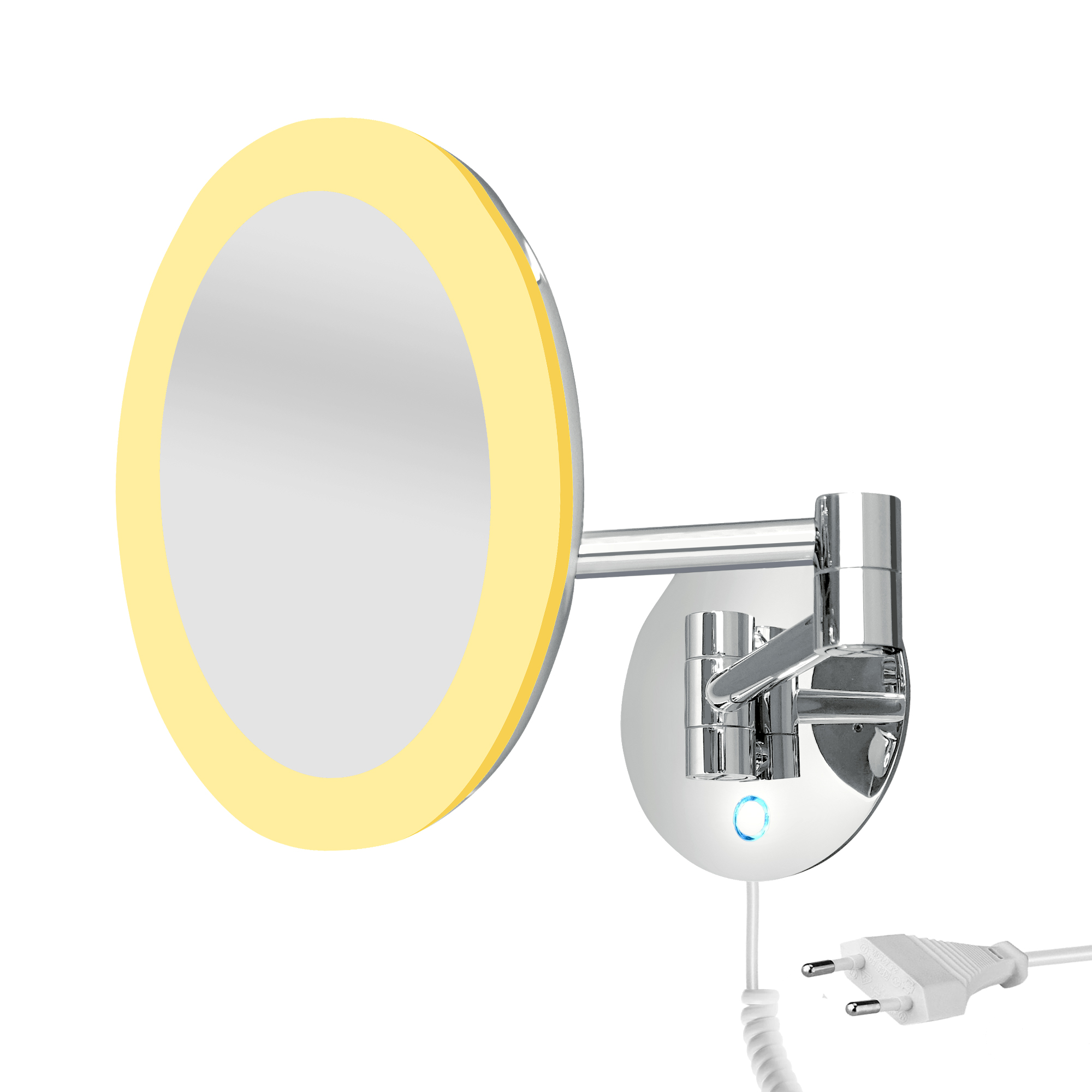 Levně Nimco LED zvětšovací kosmetické zrcátko 8W, 6500/2700K