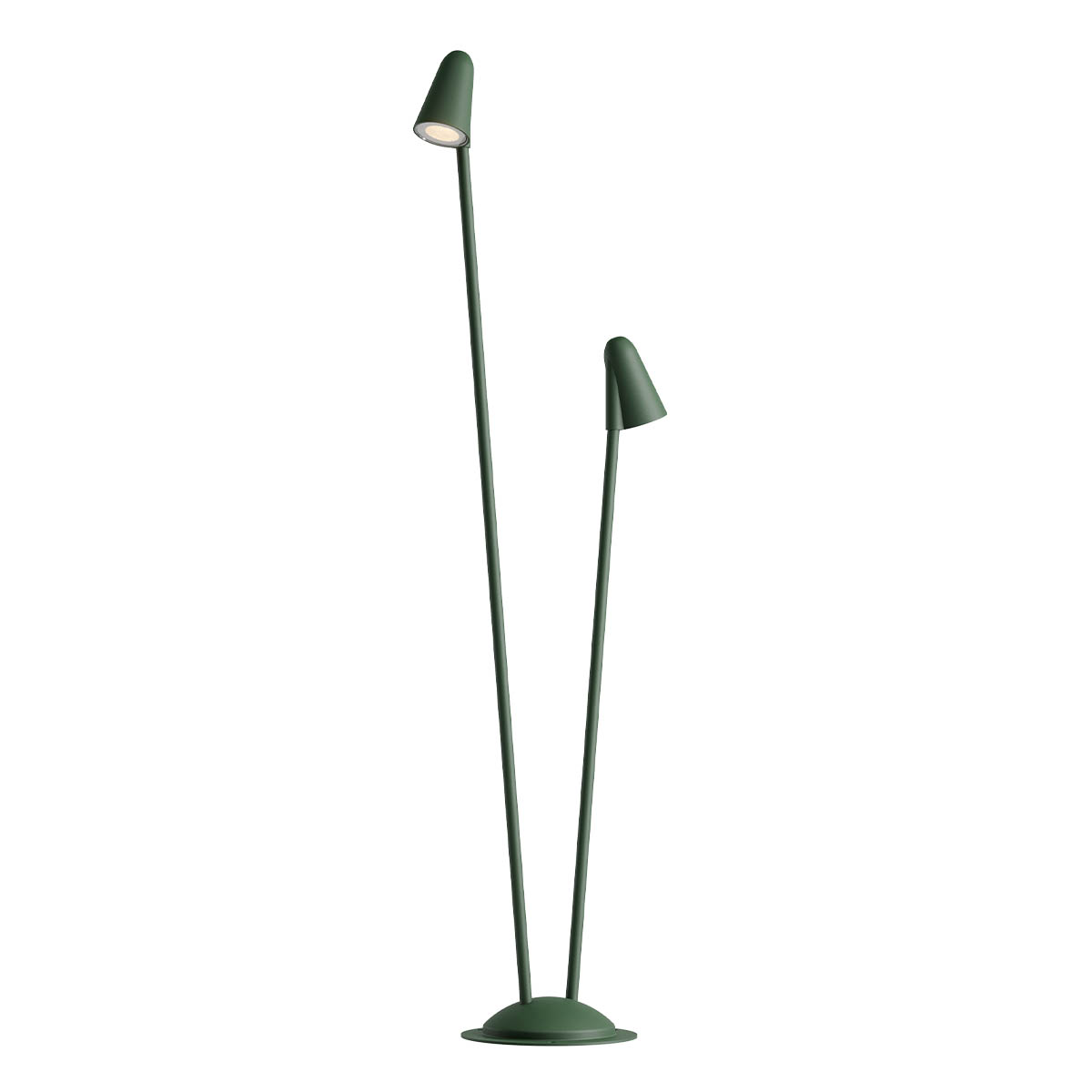 Levně Redo Venkovní stojací LED lampa NIVALIS, v. 110 cm Barva: Zelená, Teplota světla: 2700K