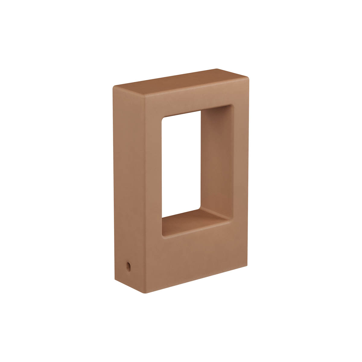 Redo Venkovní LED betonový sloupek SANDER, v.30cm, IP65 Barva: terracotta, Barva světla: 3000K