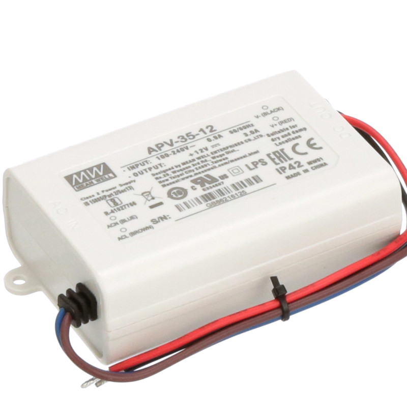 Levně MEAN WELL LED zdroj APV-35-12, 36W, 24V