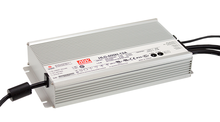 Levně MEAN WELL LED zdroj HLG-600H-24, 600W, 24V