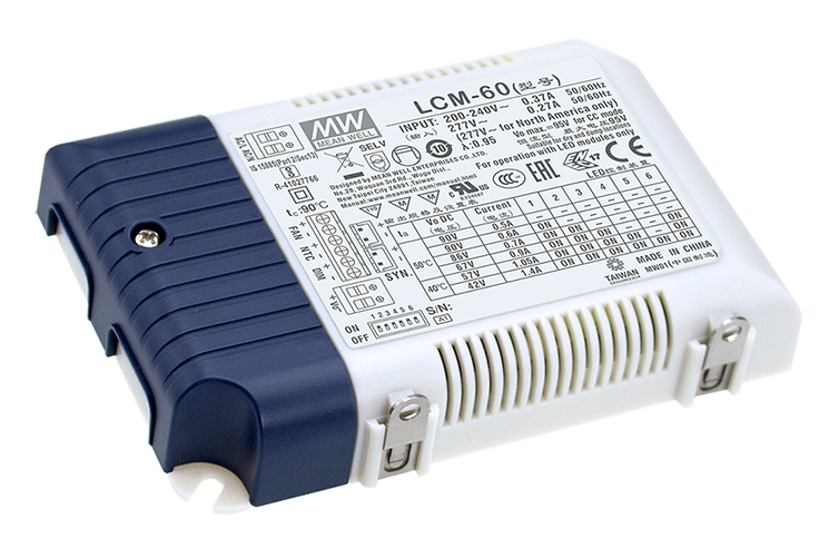 Levně MEAN WELL Proudový LED zdroj LCM-60