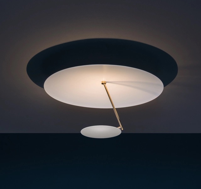 Levně Catellani & Smith Luxusní stropní LED svítidlo Lederam C150, 2700K, 1x15W Barva: Bílá