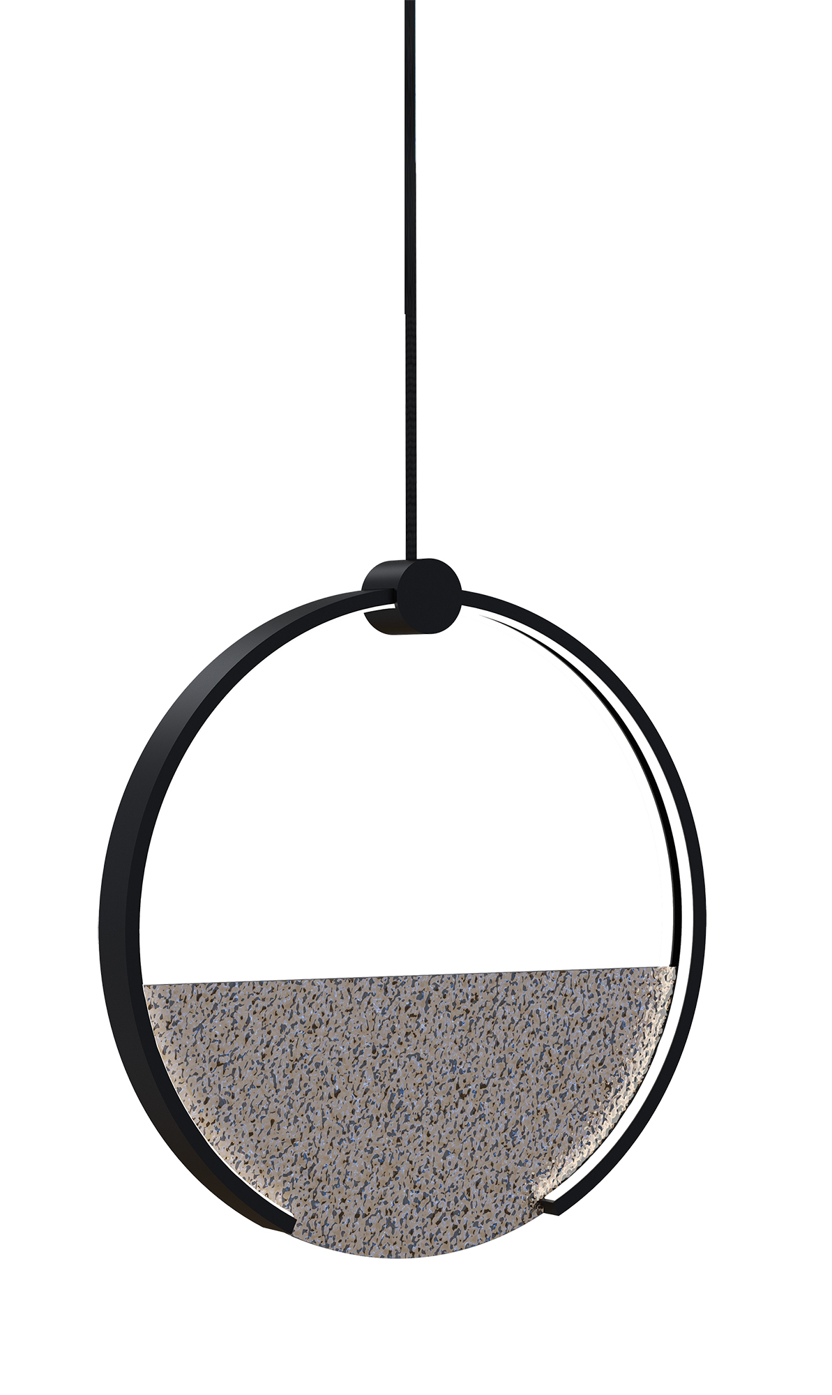 Levně Sikrea LED Designové závěsné svítidlo TOY - s monturou Barva: Kouřová, Ovládání, řízení: ON/OFF (bez stmívání)