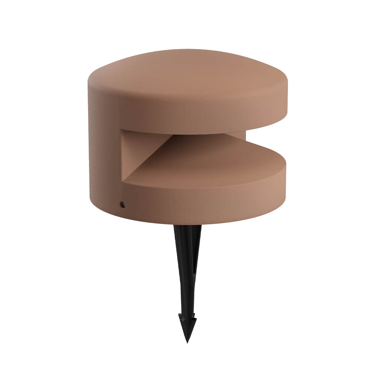Levně Redo Venkovní LED sloupek CLIFF 15W, v. 185 mm, IP65, 24V Barva: terracotta, Barva světla: 2700K, Úhel paprsku: 180°