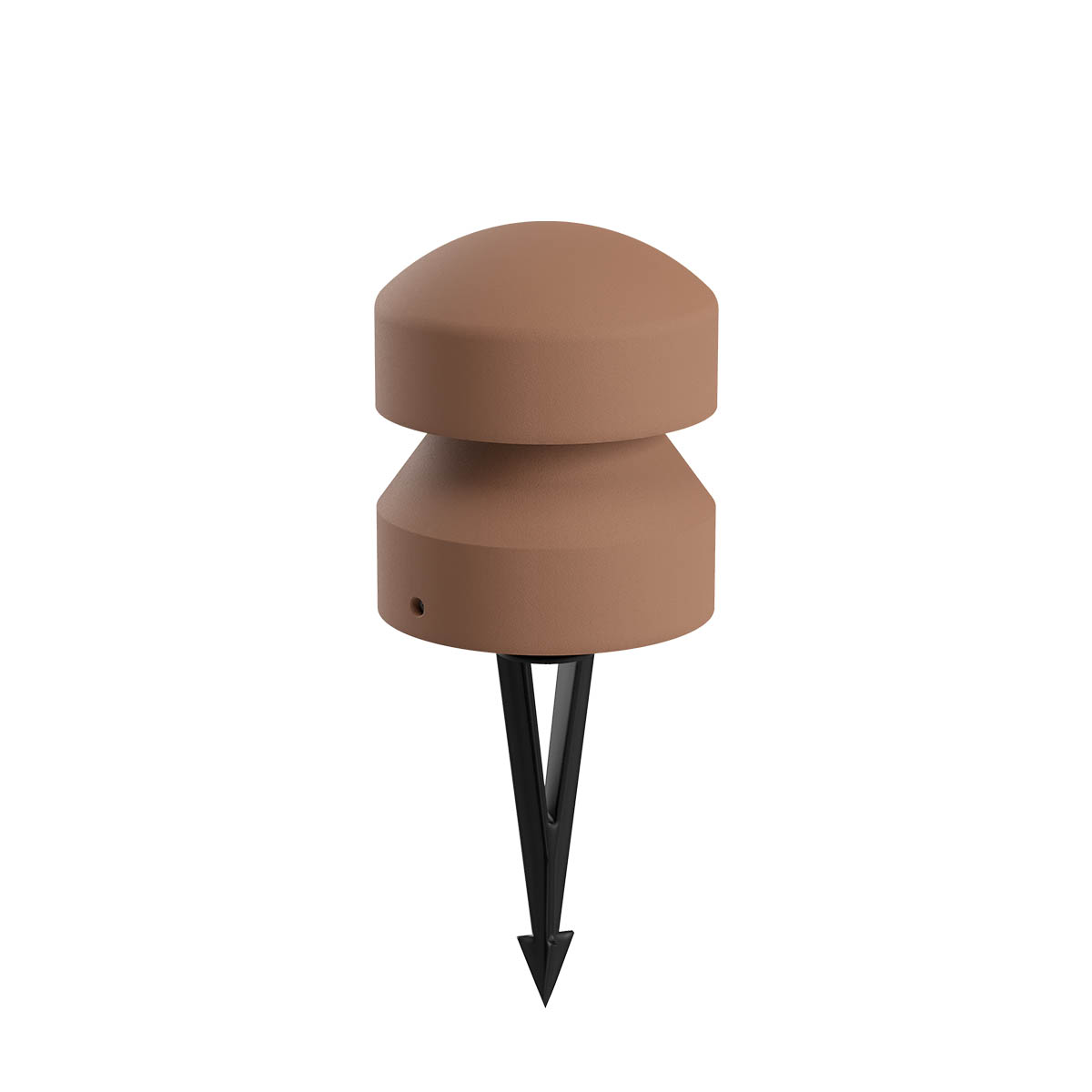 Levně Redo Venkovní LED sloupek CLIFF 8W, v. 185 mm, IP 65, 360°, 230V Barva: terracotta, Barva světla: 2700K