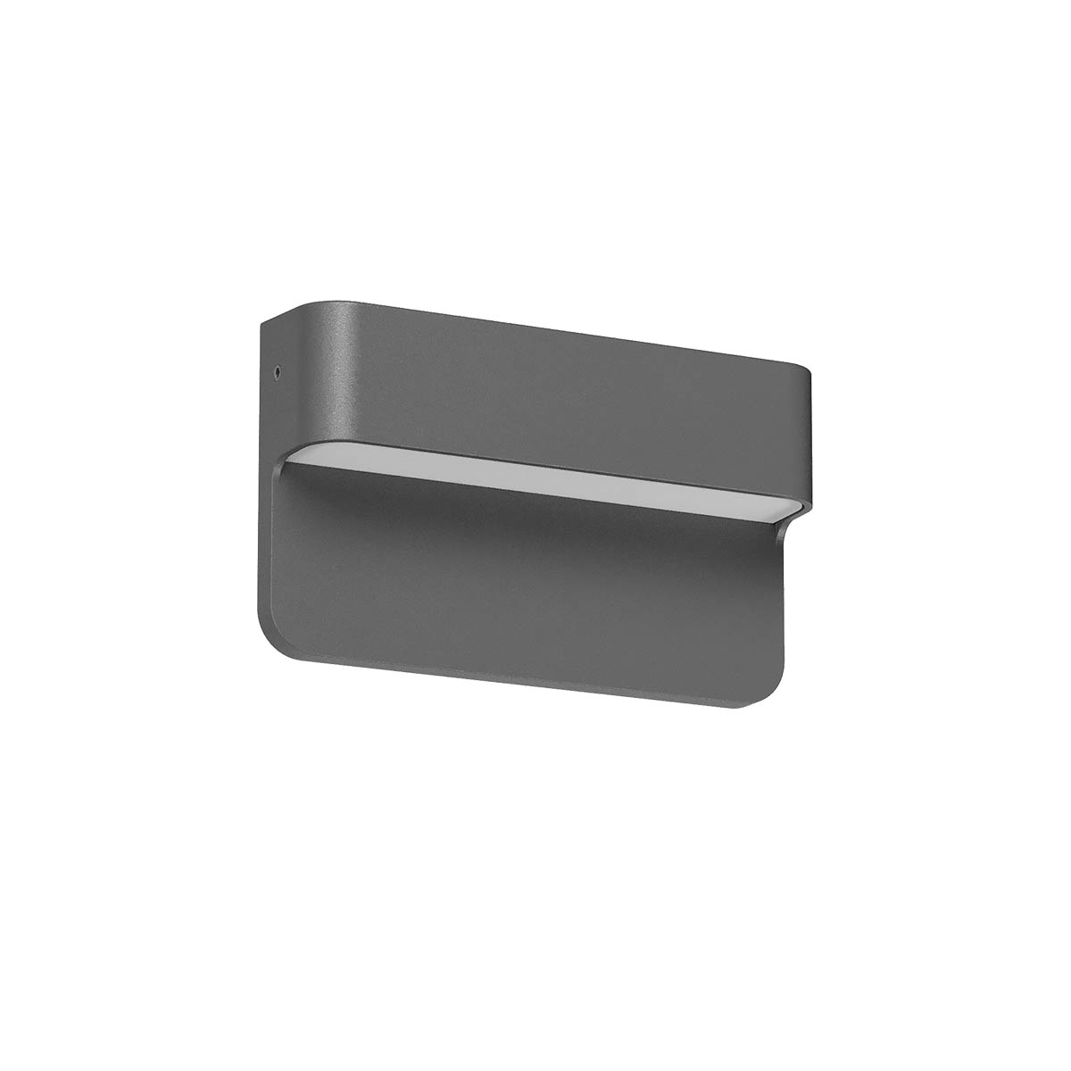 Levně Redo Venkovní nástěnné LED svítidlo KANT 3W, š. 12 cm, IP65, CCT 2700-3000K, 24V Barva: Antracit