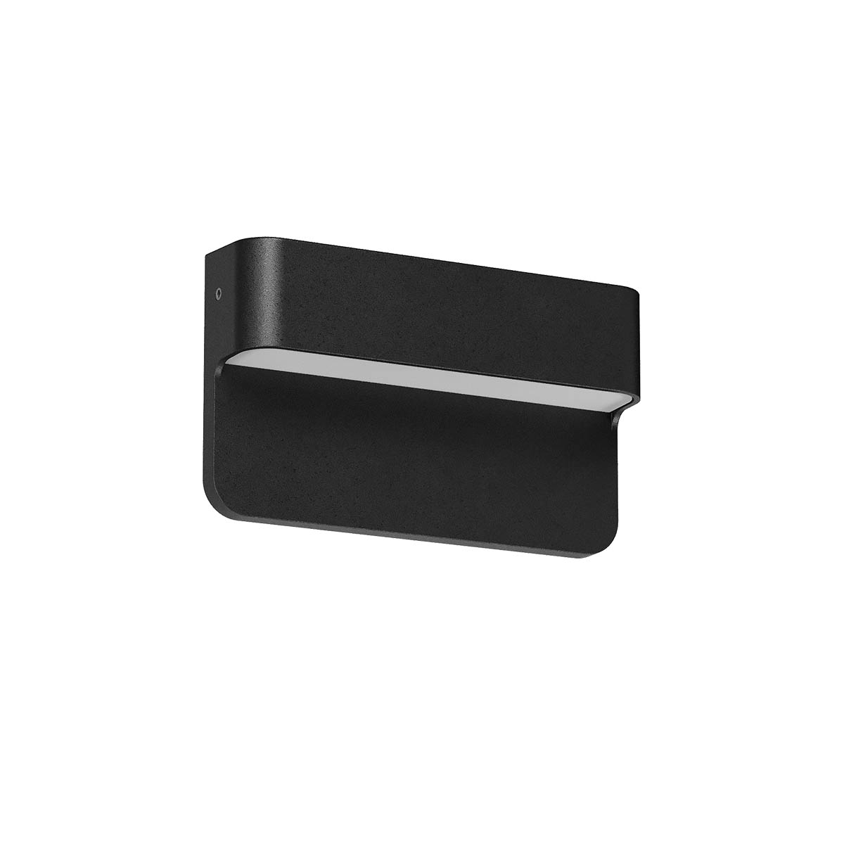 Levně Redo Venkovní nástěnné LED svítidlo KANT 3W, š. 12 cm, IP65, CCT 2700-3000K, 24V Barva: Černá