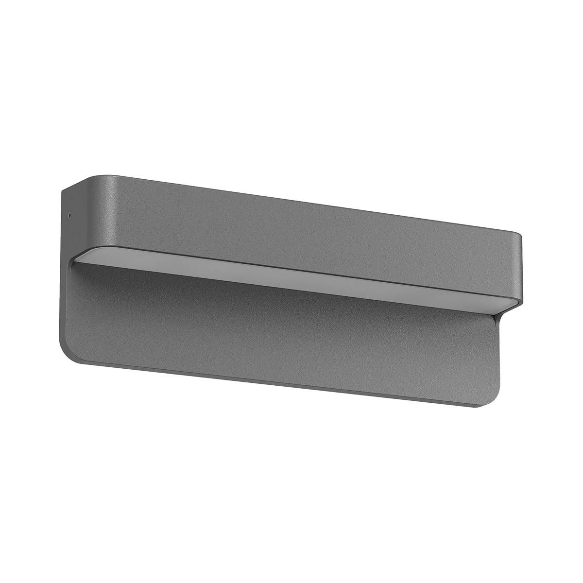 Levně Redo Venkovní nástěnné LED svítidlo KANT 4,5W, š. 20 cm, IP65, CCT 2700-3000K, 230V Barva: Antracit