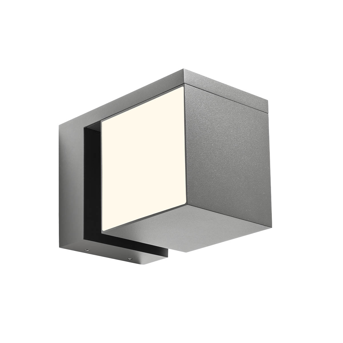 Levně Redo Venkovní nástěnné LED svítidlo KUB 18W, v. 114 mm, IP54 Barva světla: 2700K