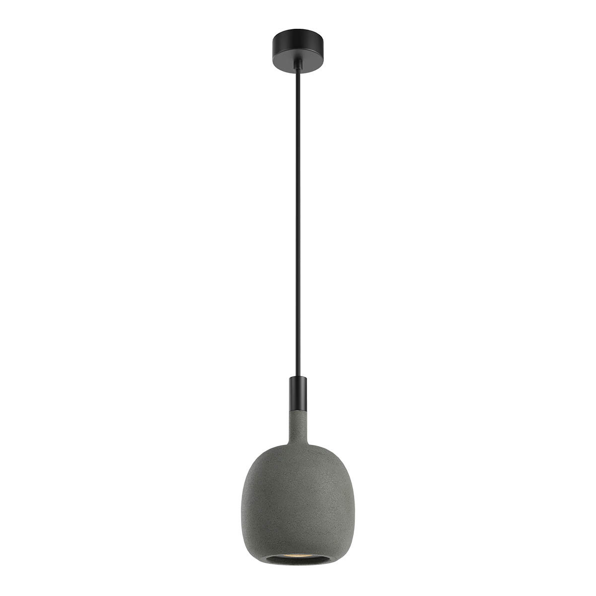 Levně Redo Závěsné venkovní svítidlo POTTER, 1xGU10, ø 158 mm, IP65 Barva: Antracit