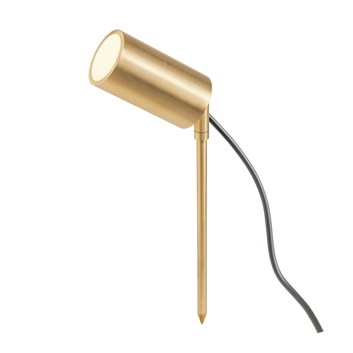 Levně Redo Venkovní LED sloupkové svítidlo STAKE 1xGU10, v. 40 cm, IP65 Barva: Mosaz