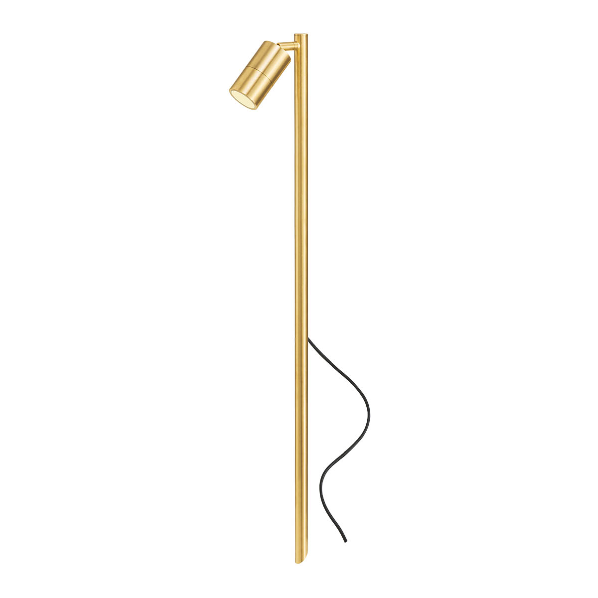 Levně Redo Venkovní LED sloupkové svítidlo STAKE 1xGU10, v. 100,9 cm, IP65 Barva: Mosaz