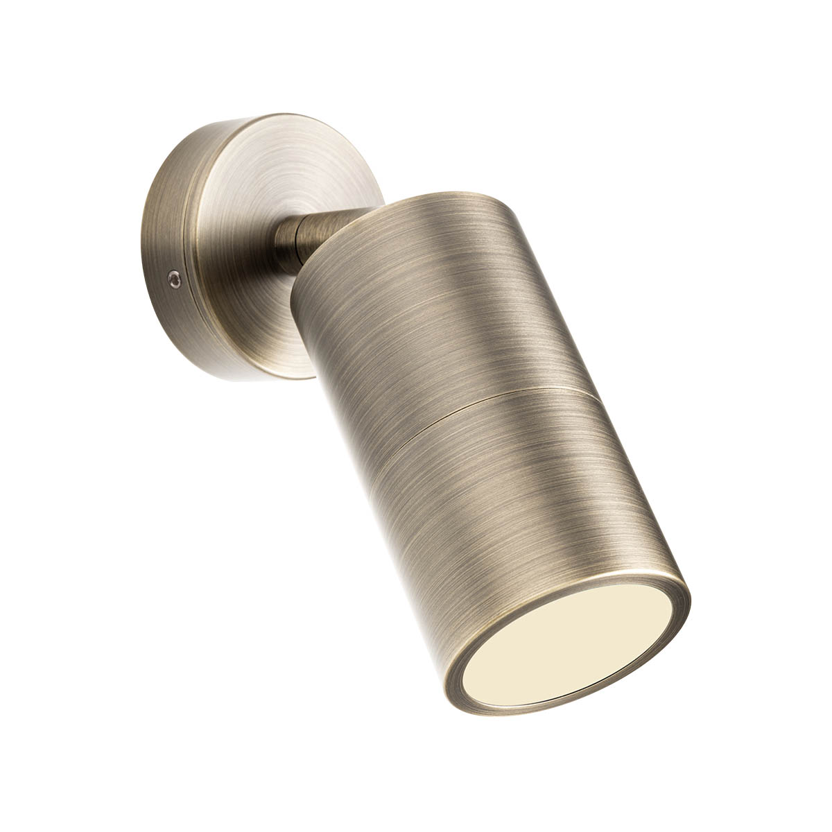 Levně Redo Venkovní nástěnné LED svítidlo STAKE, 1xGU10, v. 17,5 cm, IP65 Barva: antická mosaz