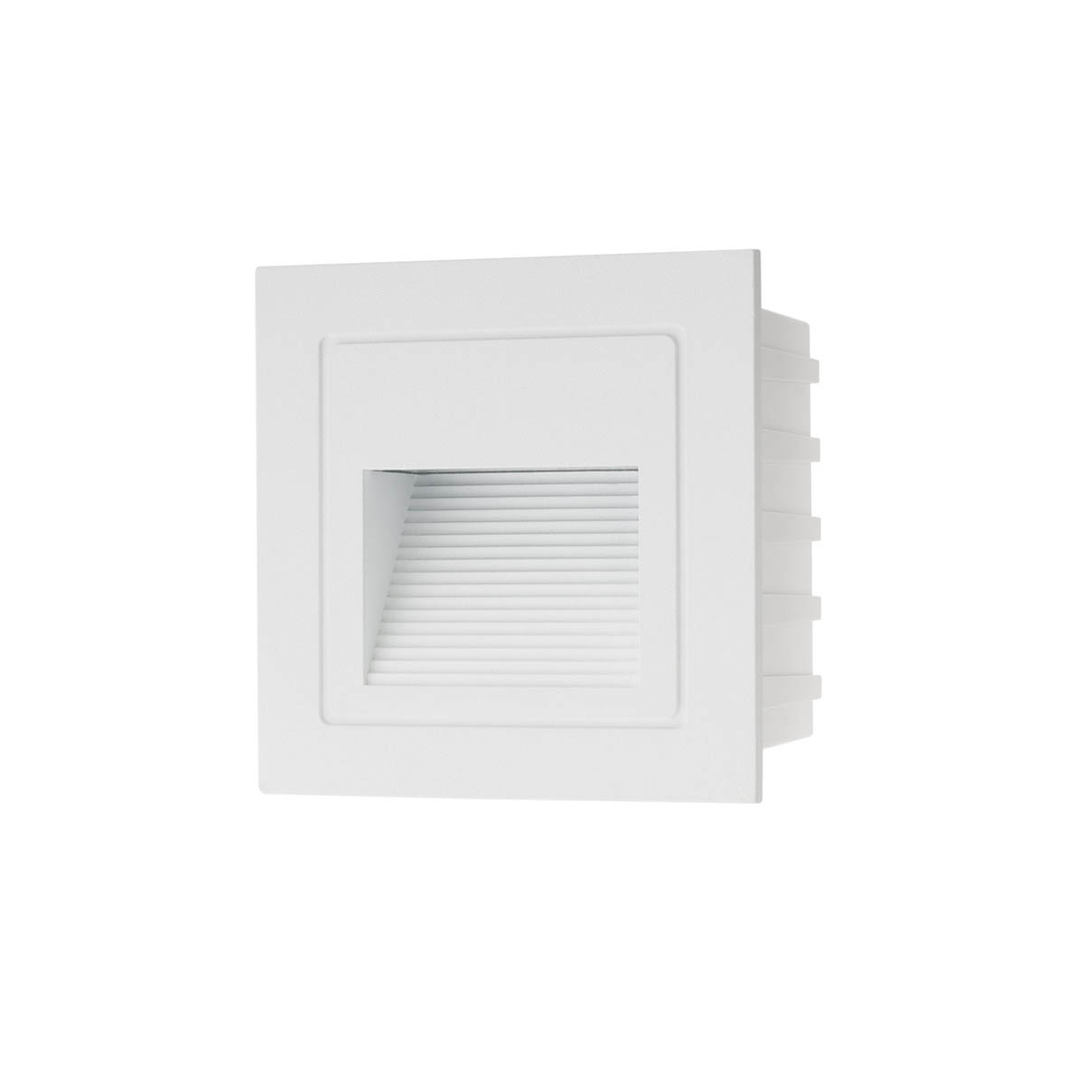 Levně Redo Venkovní zapuštěné LED svítidlo XGHOST 2W, 85x85 mm, IP65 Barva: Bílá, Barva světla: 2700K